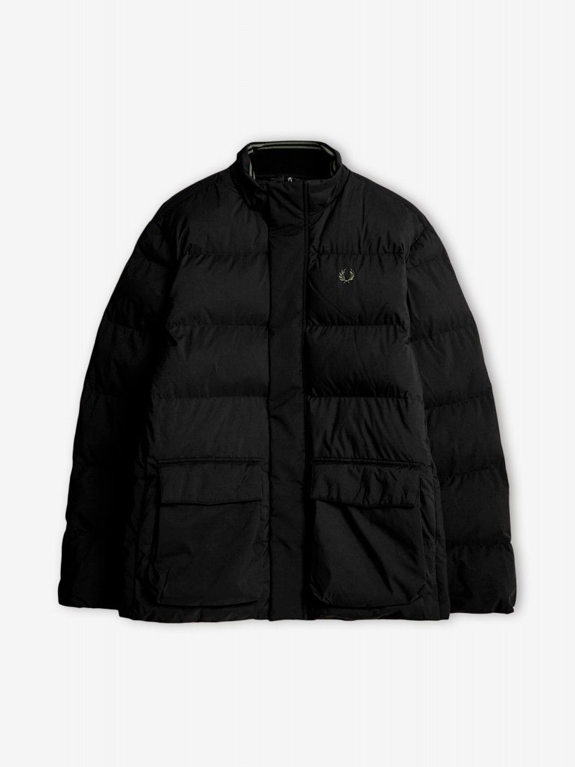 Casaco Fred Perry Padded Pocket Detail