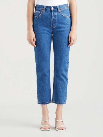 Pantalones Vaqueros Levis 501 Crop