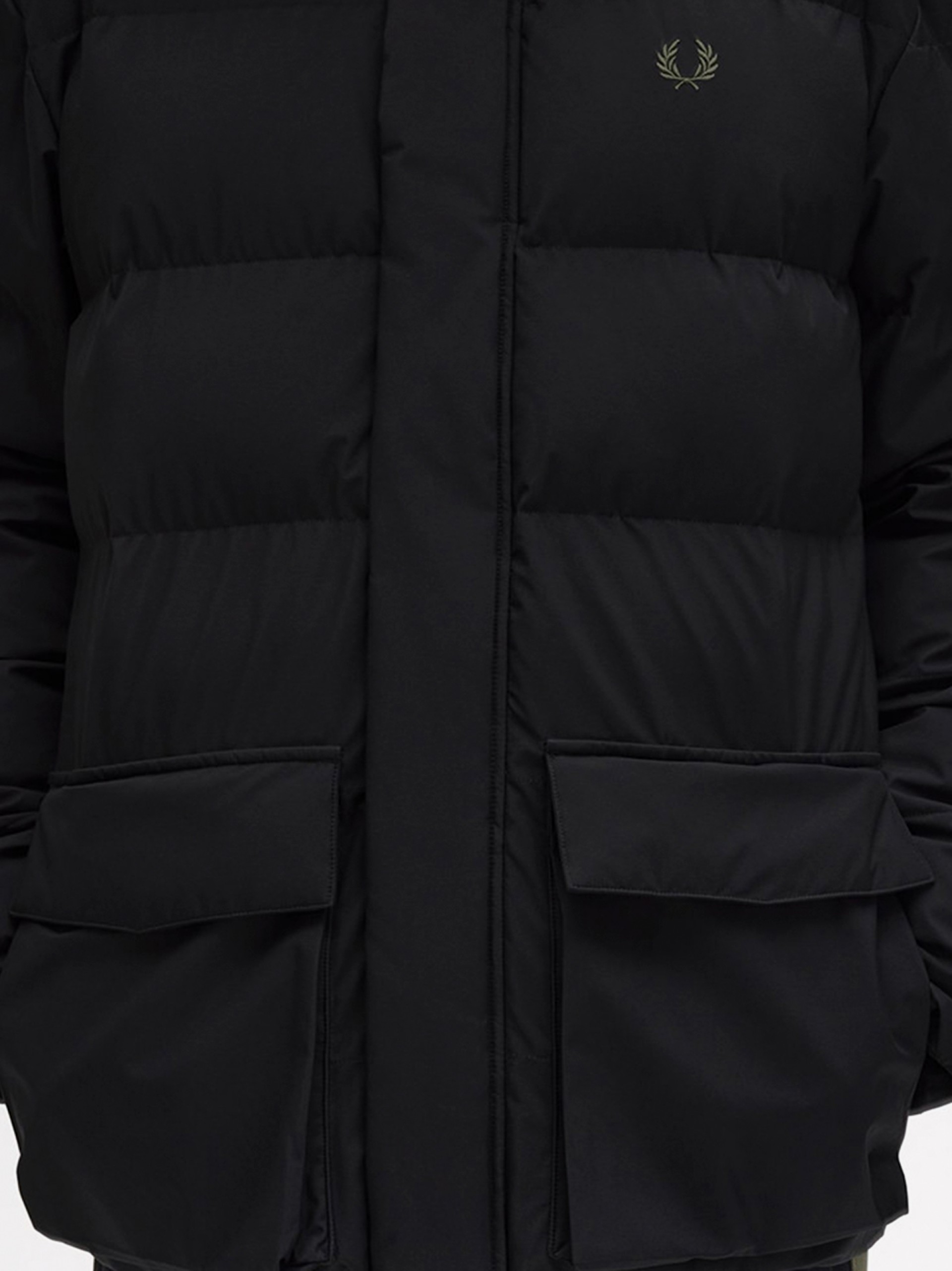 Casaco Fred Perry Padded Pocket Detail