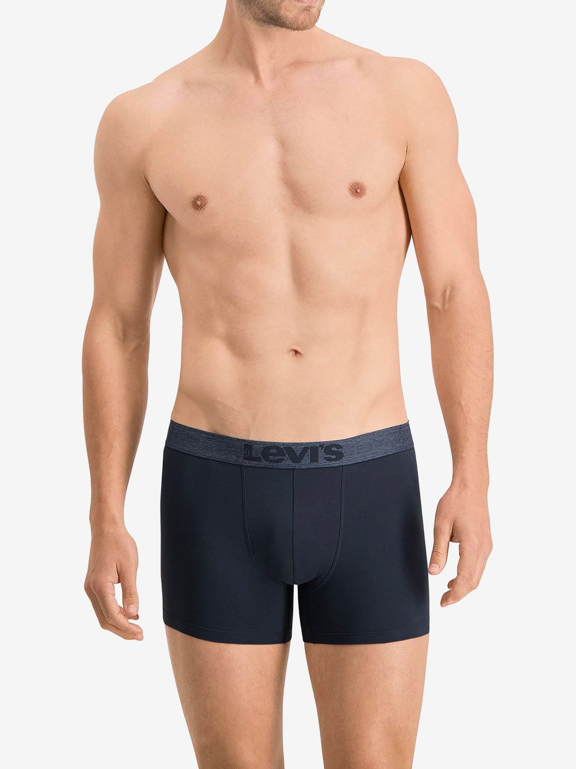 Boxers Levis Melange Brief Organic Azuis