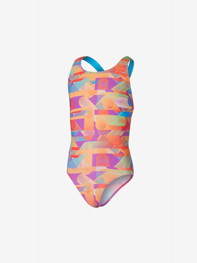 Speedo Digital Allover Leader Kids Swimsuit
