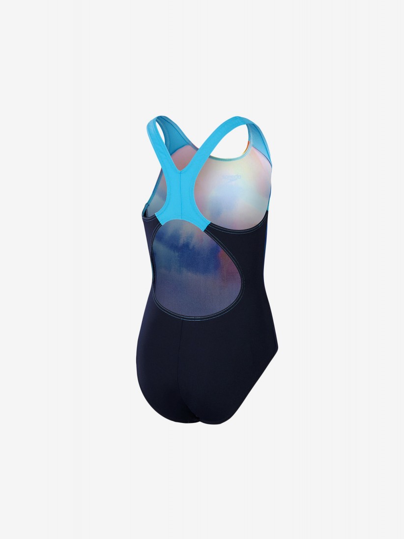 Speedo Digital Placement Splashback Kids Swimsuit
