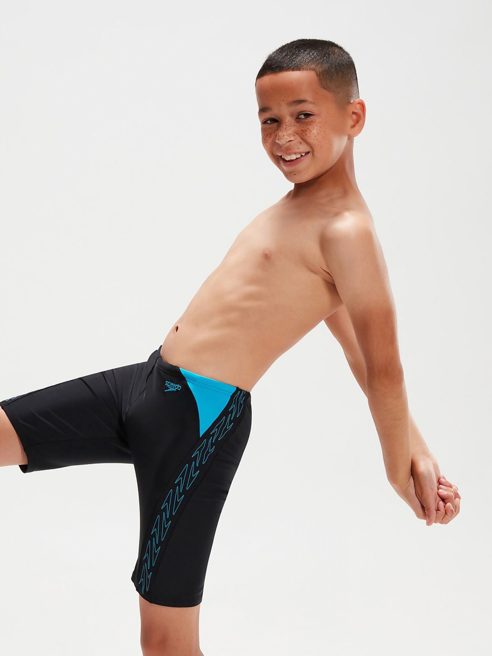 Speedo Hyperboom Splice Jammer Kids Swimming Shorts