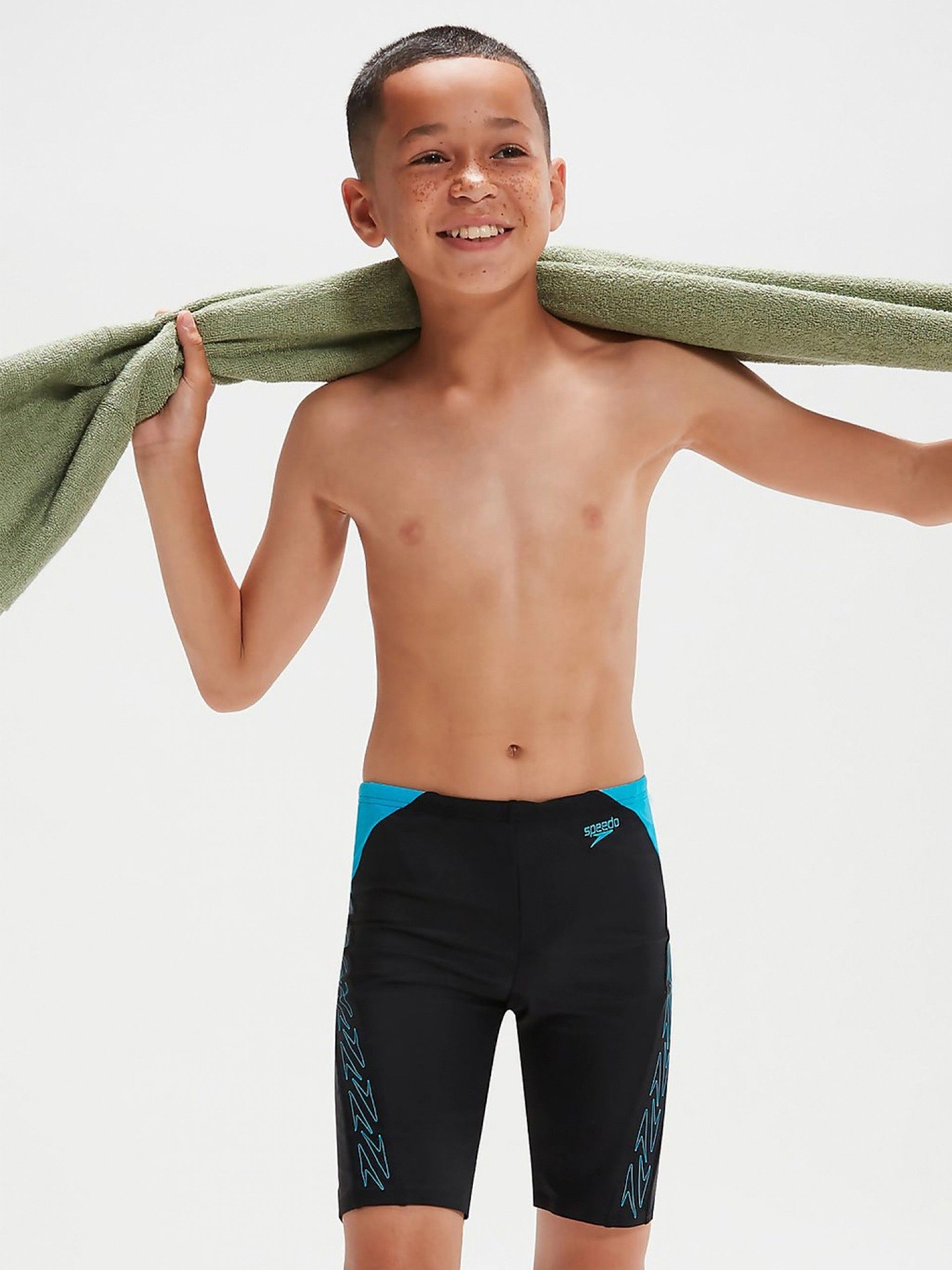 Speedo Hyperboom Splice Jammer Kids Swimming Shorts