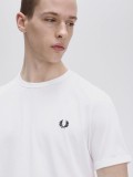 T-shirt Fred Perry Ringer Branca
