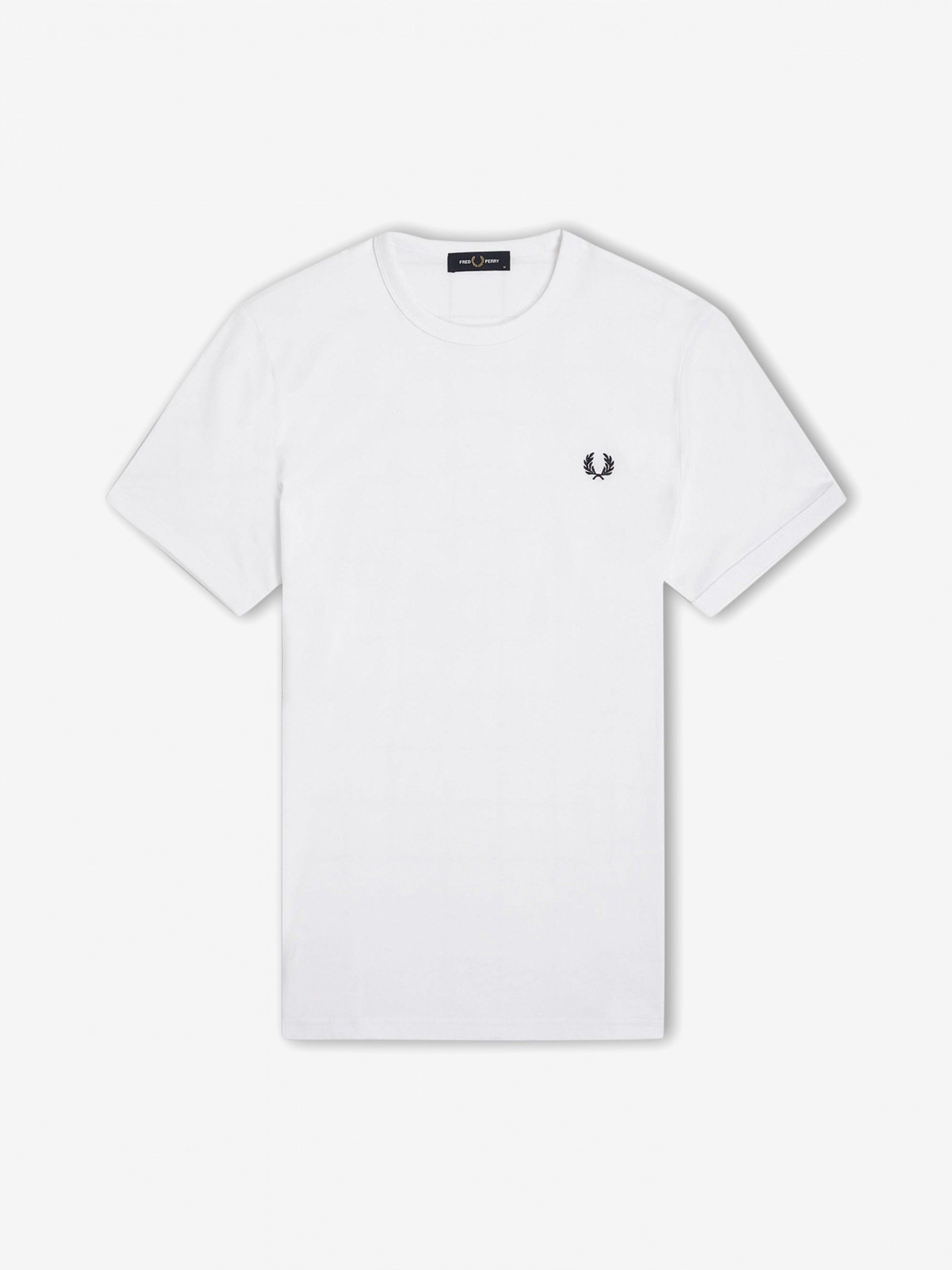 T-shirt Fred Perry Ringer Branca