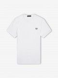 T-shirt Fred Perry Ringer Branca