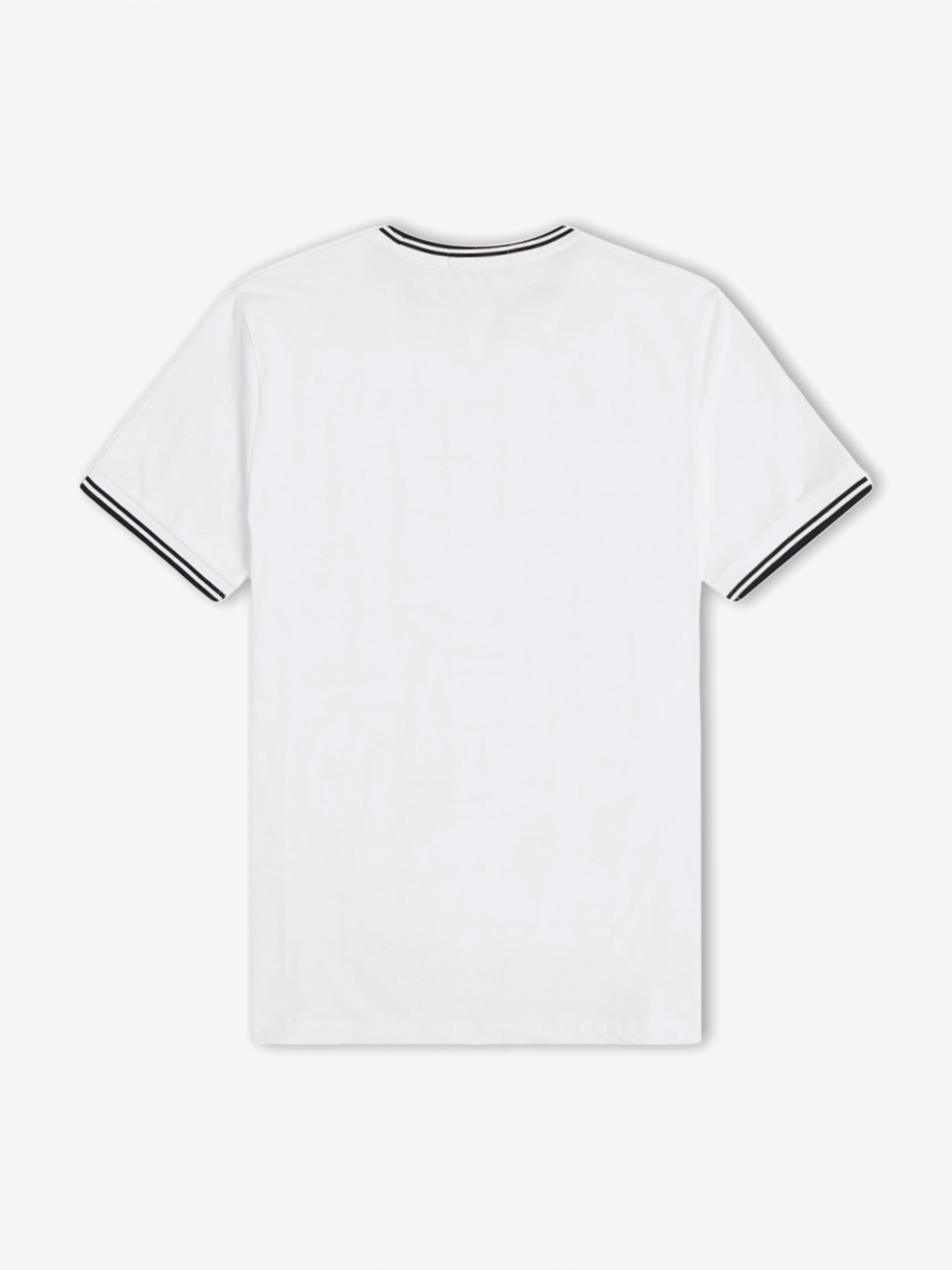 T-shirt Fred Perry Twin Tipped Branca e Preta