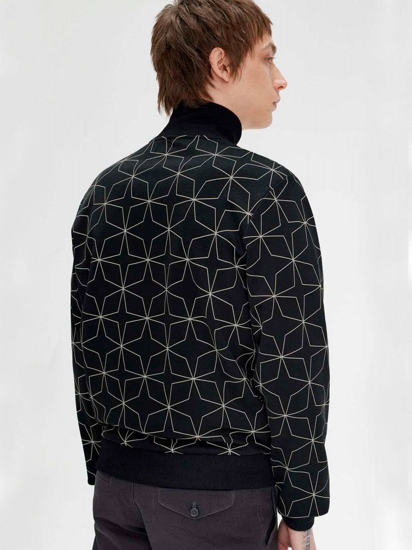 Fred Perry Geometric Print Jacket - J7824-102 | BZR Online