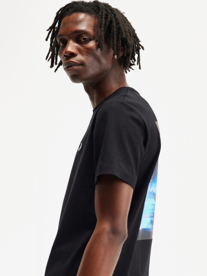 T-shirt Fred Perry Abstract Graphic