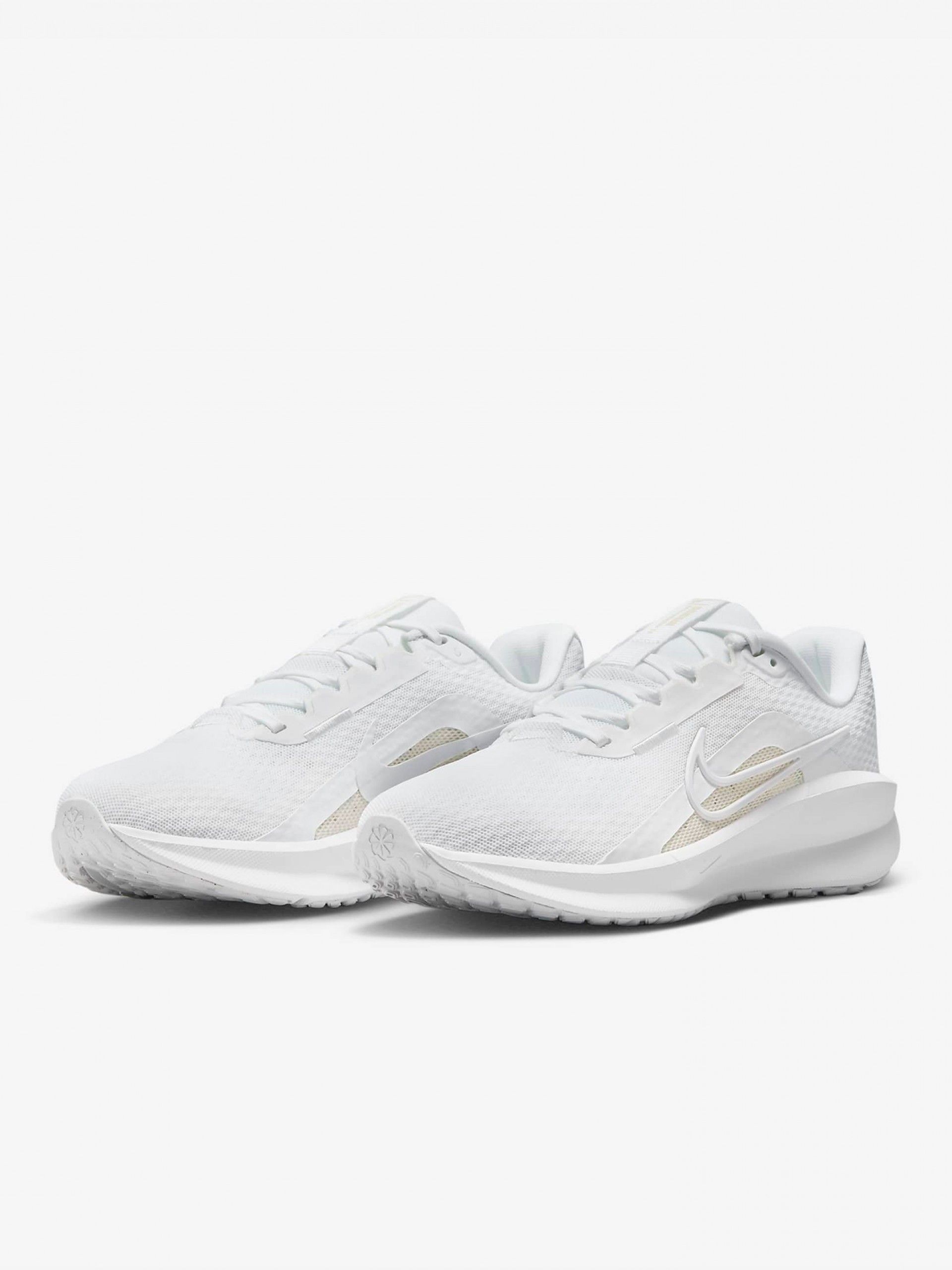 Nike Downshifter 13 White Running Trainers For Women