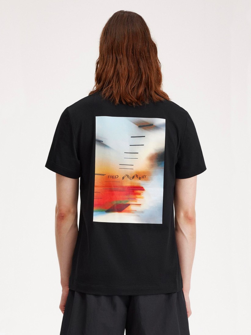 T-shirt Fred Perry Abstract Graphic
