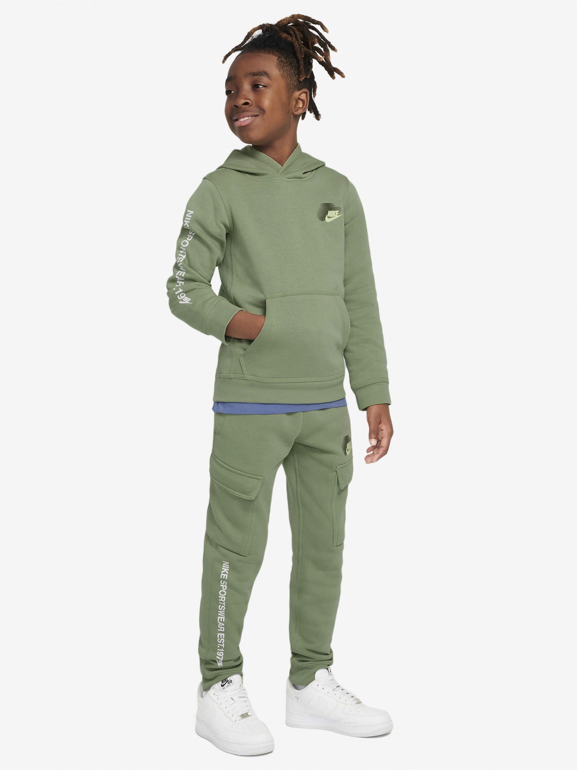 Sudadera con Capucha Nike Sportswear Standard Issue Junior