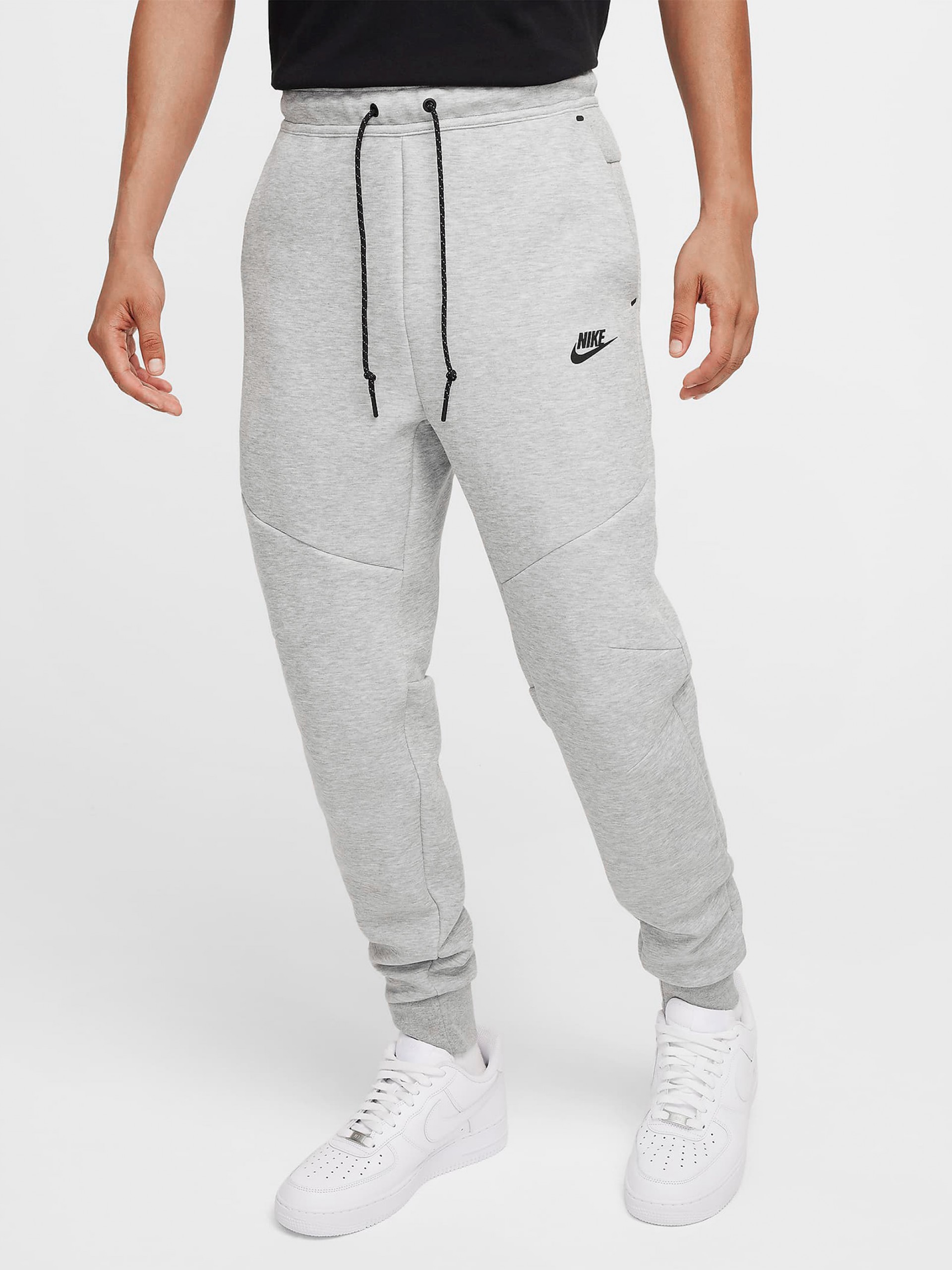 Pantalones Nike Tech Fleece Slim Fit Grises Para Hombre