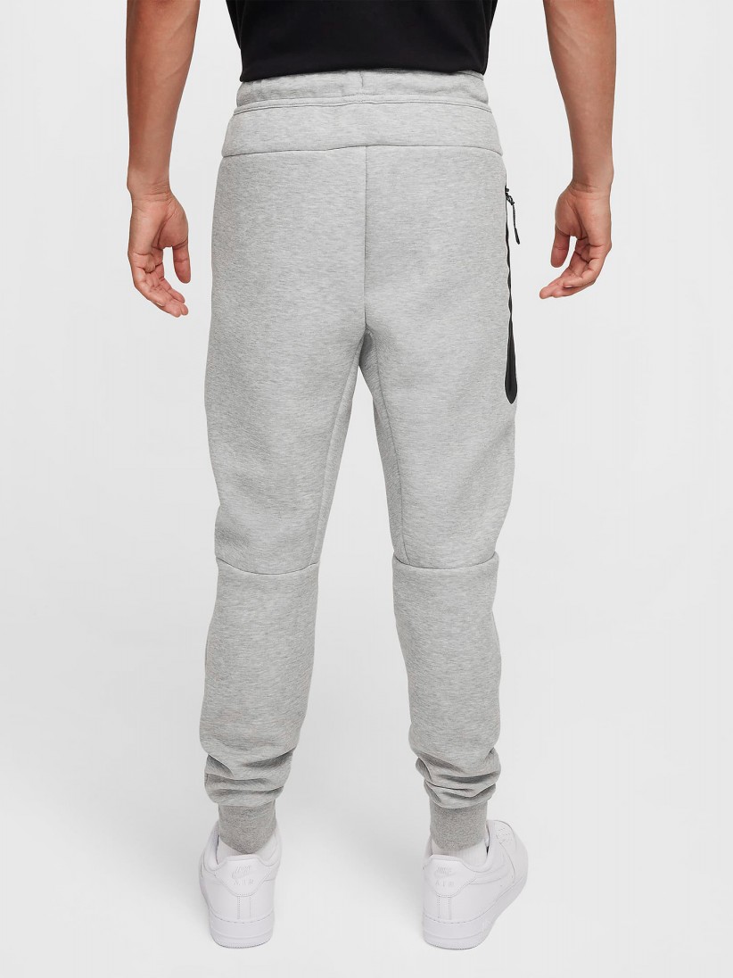 Nike Tech Fleece Slim Fit Grey Trousers For Men
