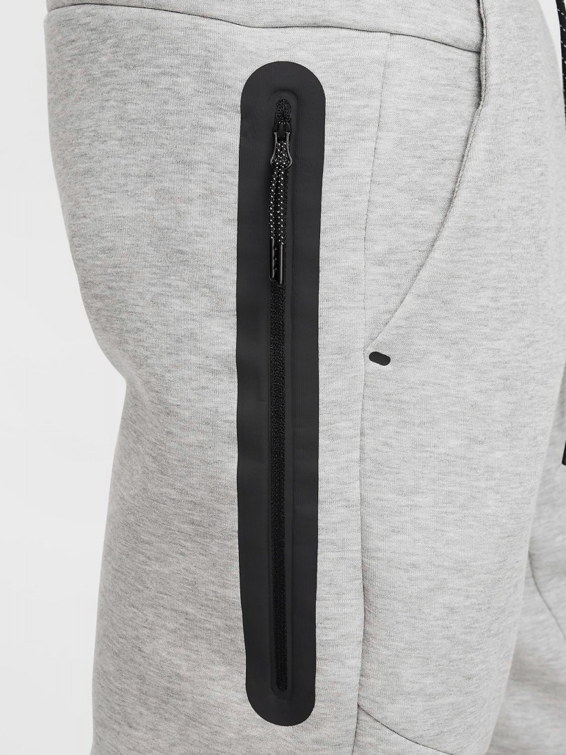 Nike Tech Fleece Slim Fit Grey Trousers For Men