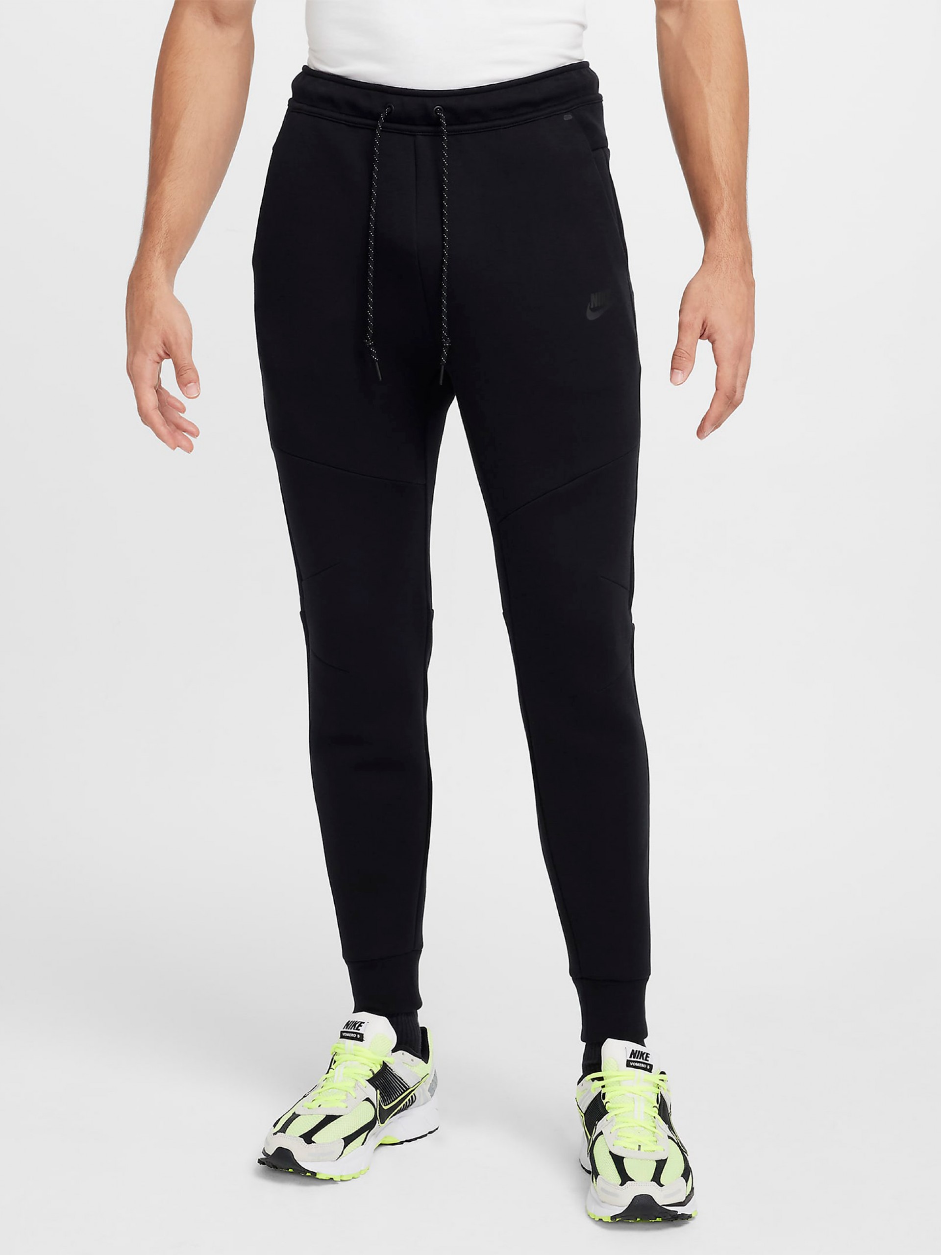 Pantalones Nike Tech Fleece Slim Fit Negros Para Hombre