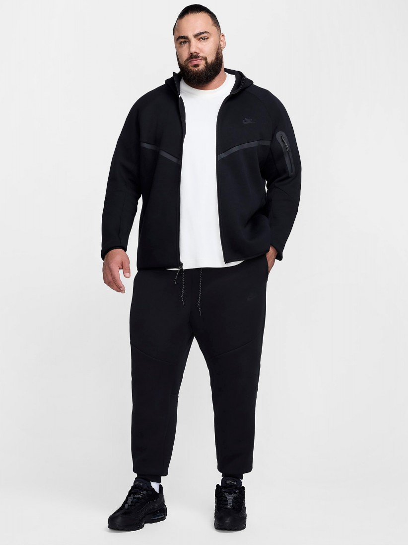 Nike Tech Fleece Slim Fit Black Trousers For Men