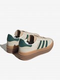 Adidas Gazelle Bold W Beige and Green Sneakers