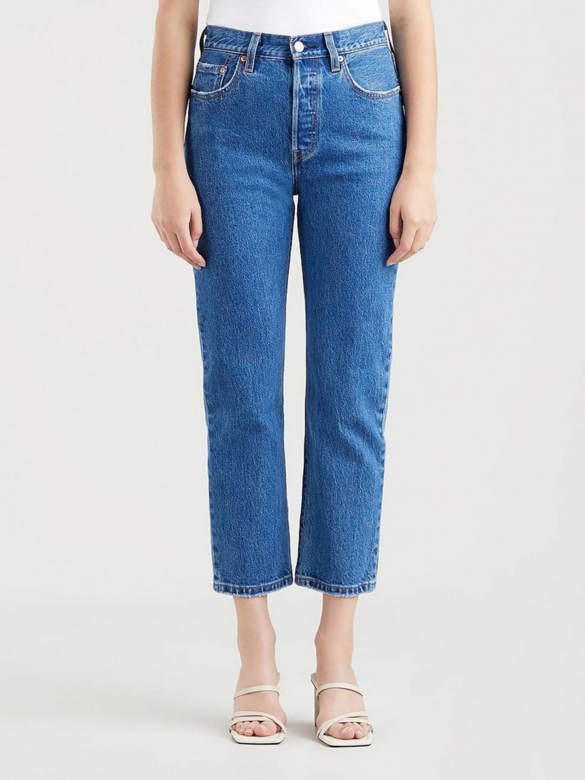 Levis 501 Crop Jeans