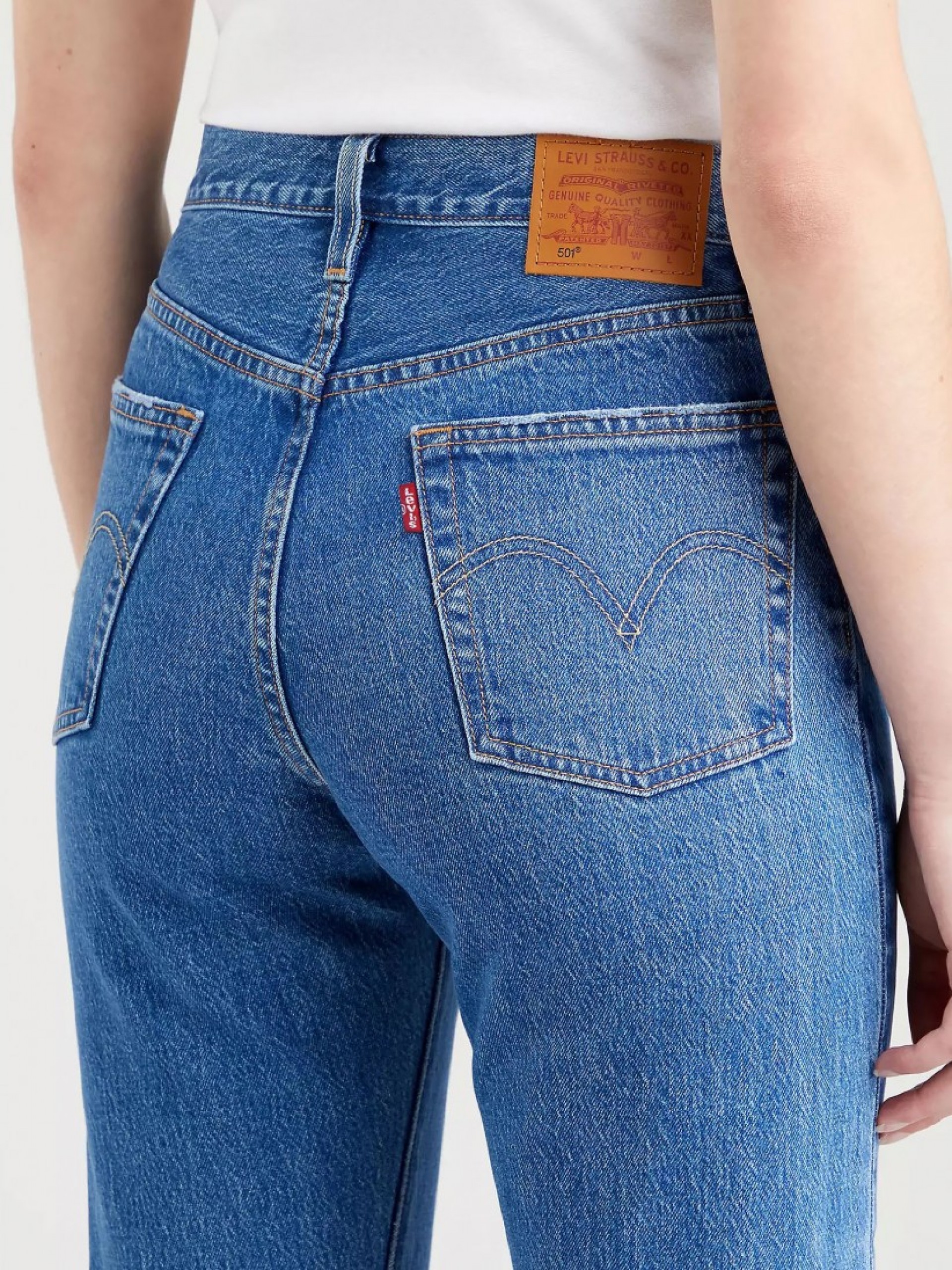 Levis 501 Crop Jeans