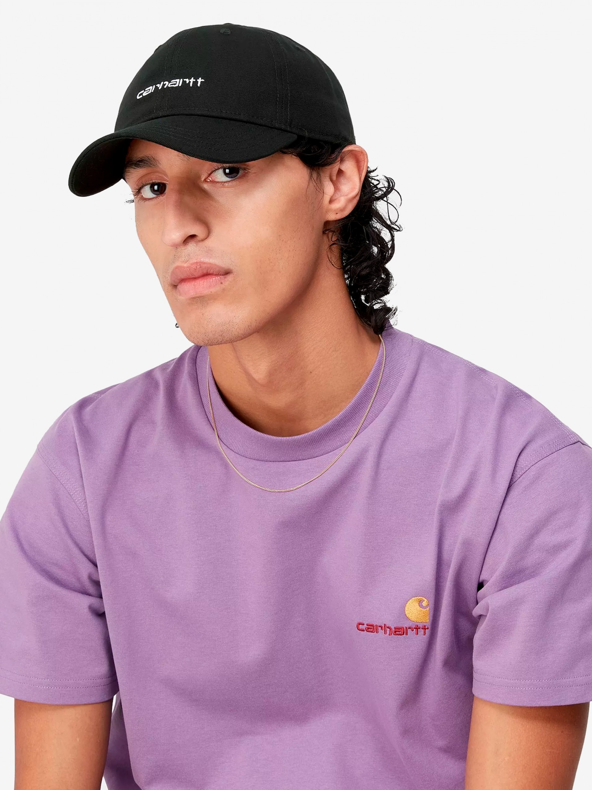 Carhartt WIP Canvas Script Black Cap