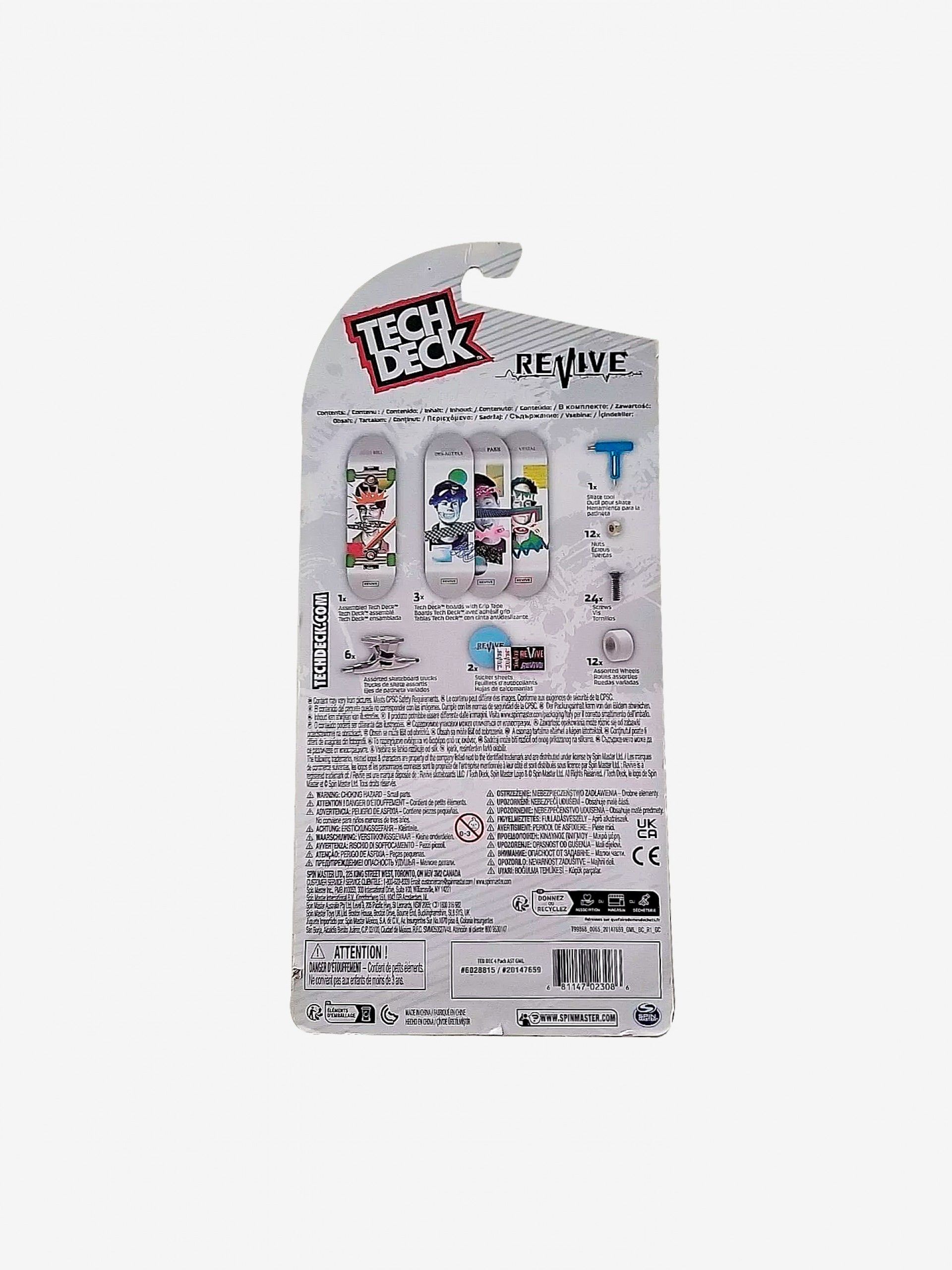 Pack Fingerboards Tech Deck Skate Revive