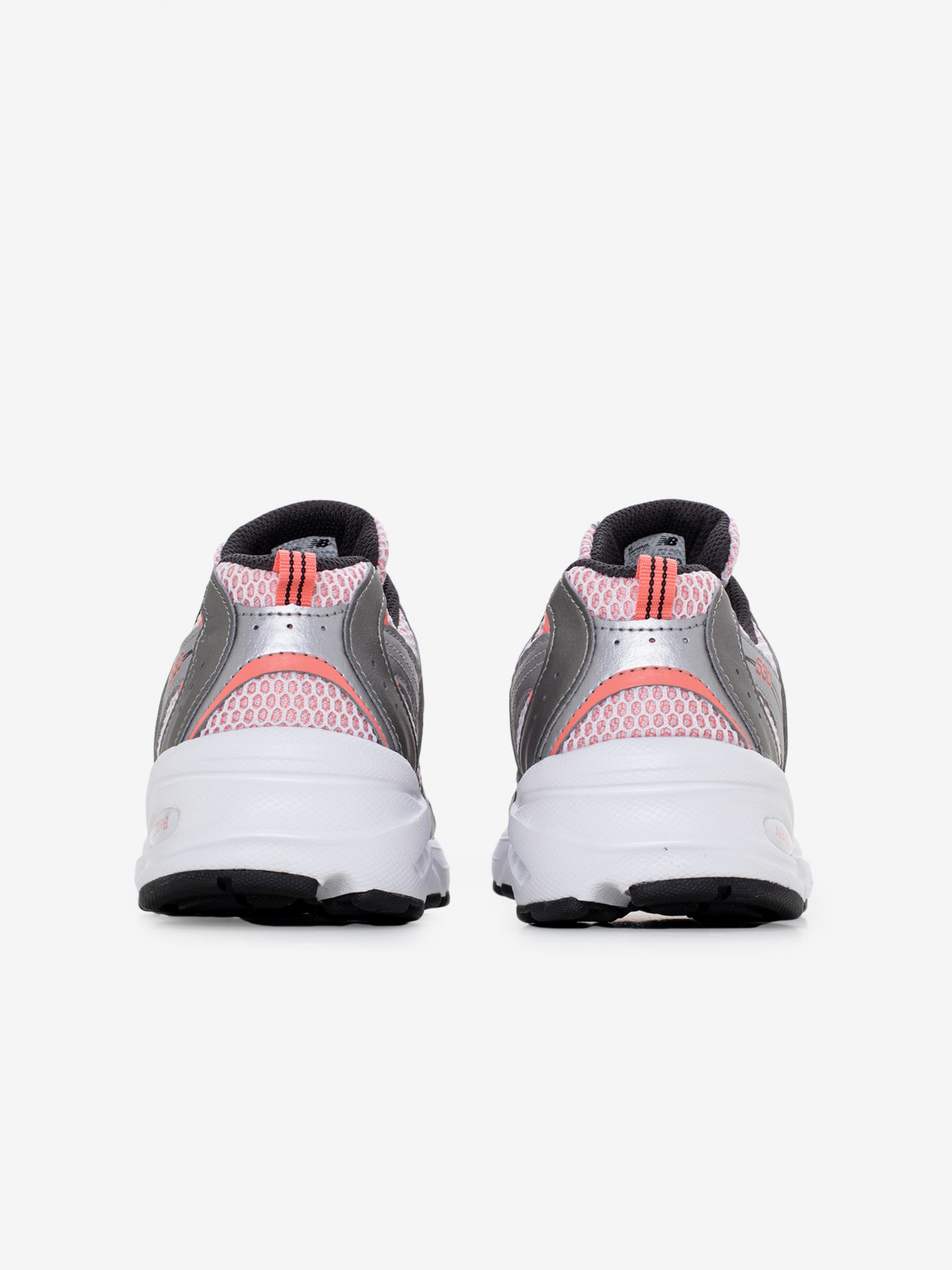 Sapatilhas New Balance GR530 V1 Prateadas e Coral