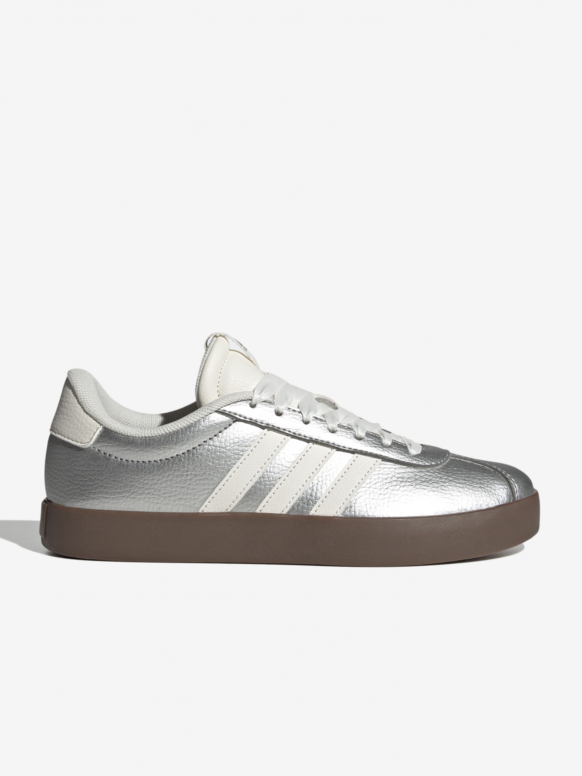 Zapatillas Adidas VL Court 3.0 Plateadas W