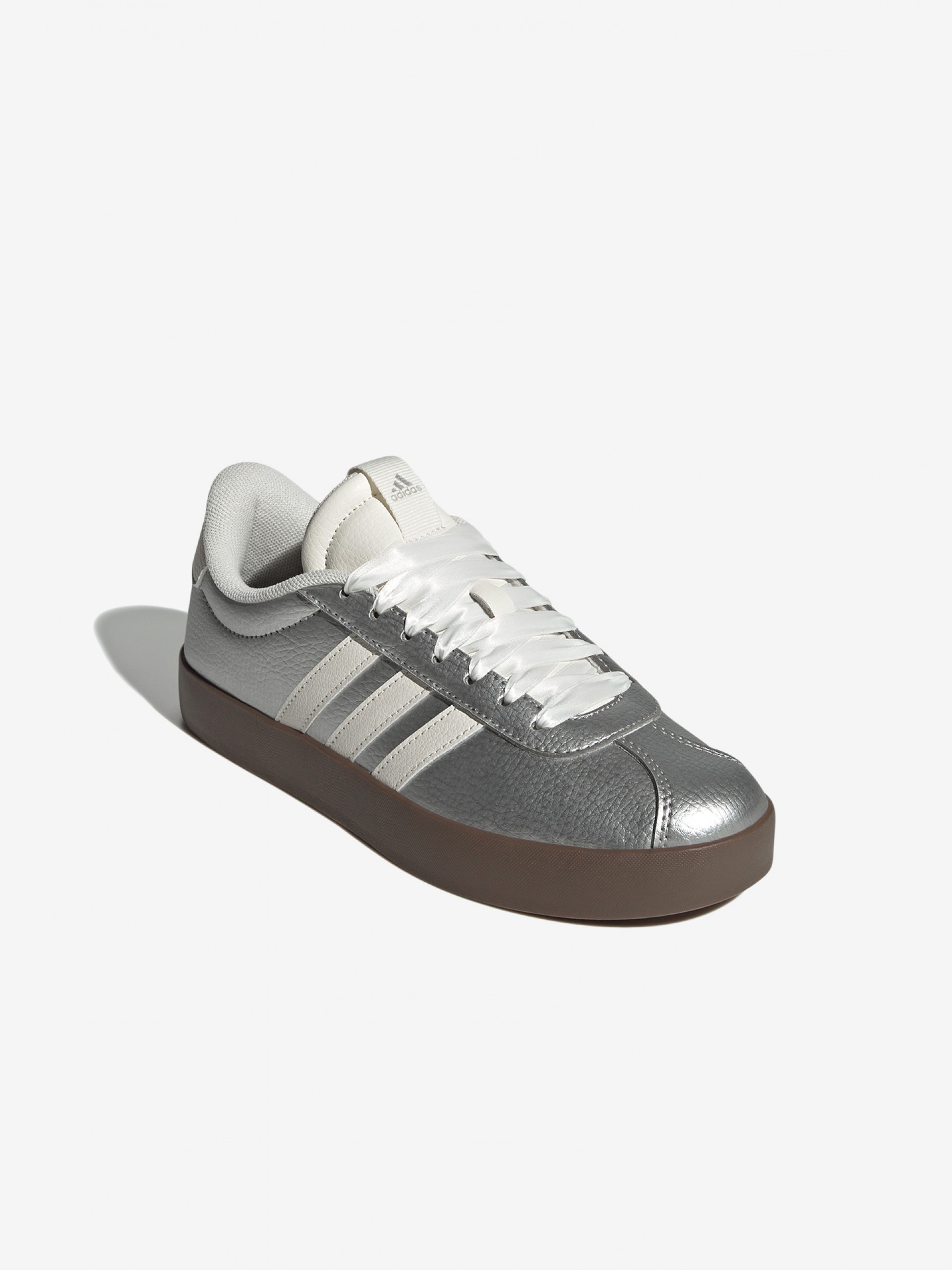 Zapatillas Adidas VL Court 3.0 Plateadas W