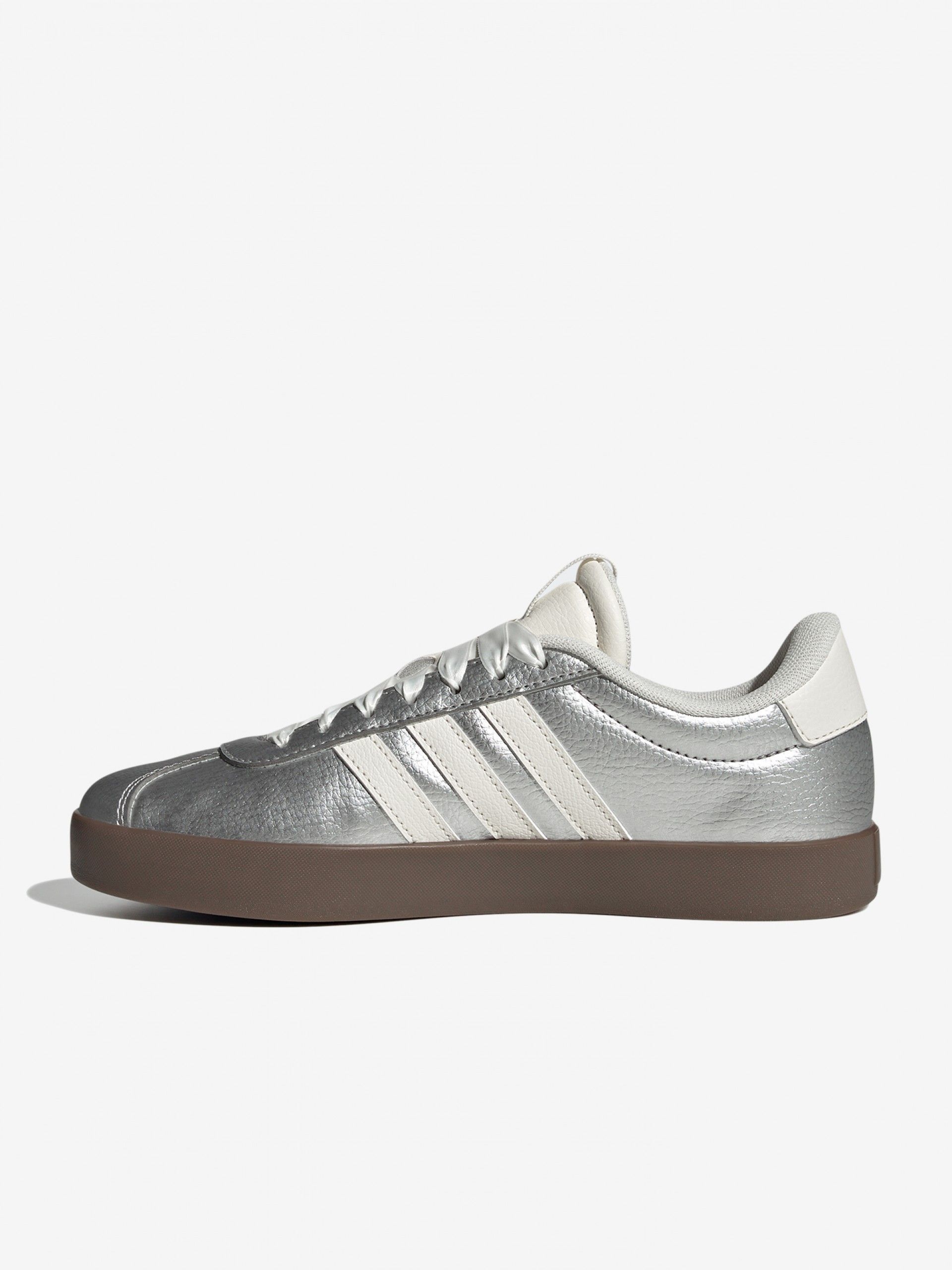 Zapatillas Adidas VL Court 3.0 Plateadas W