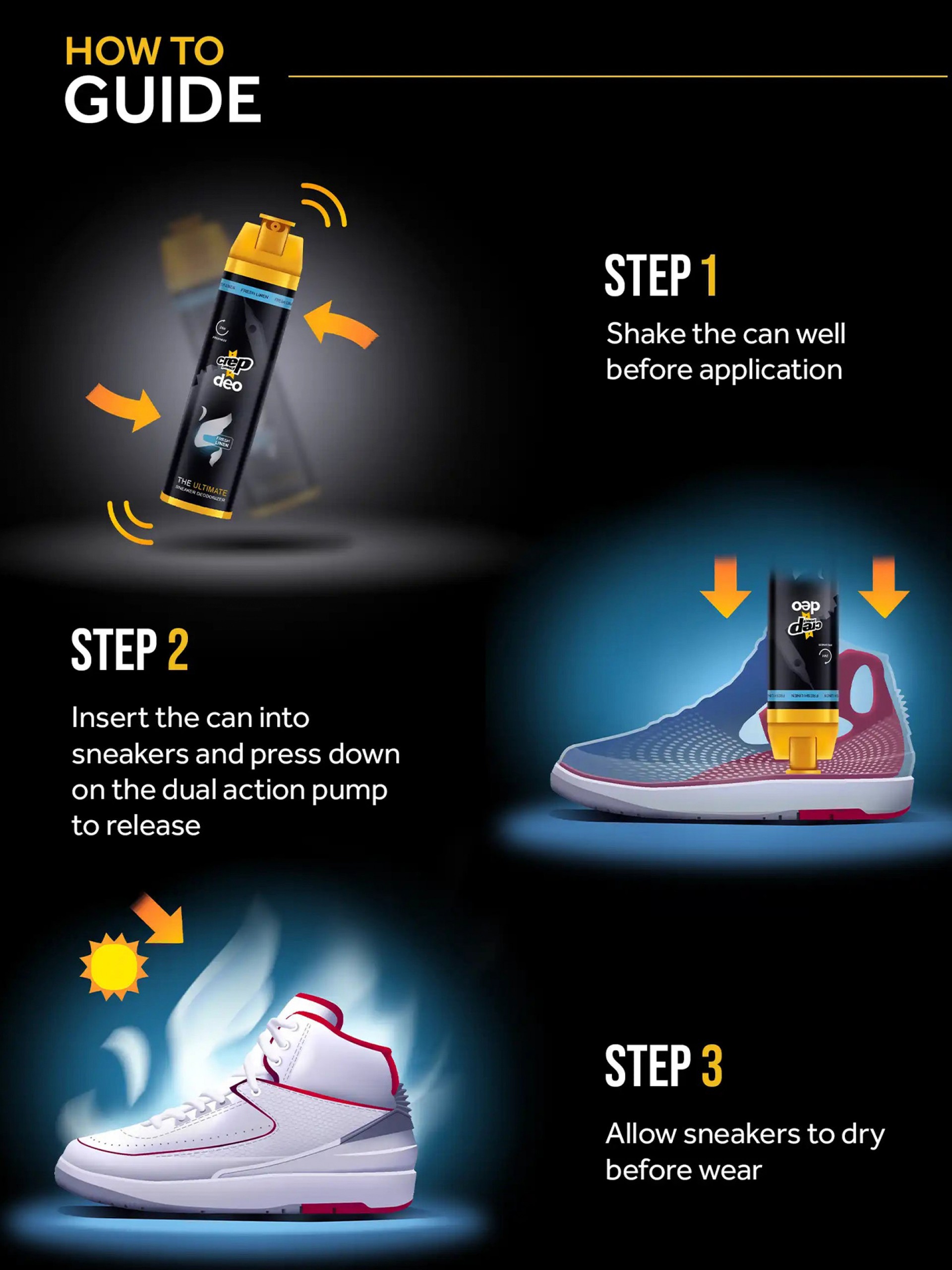 Crep Protect Deo Vanquish 150 ML Deodoriser