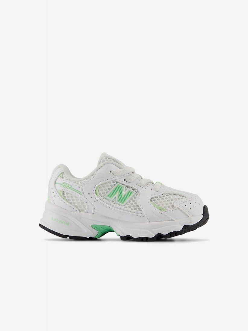 Sapatilhas New Balance IZ530 V1 Brancas e Verdes