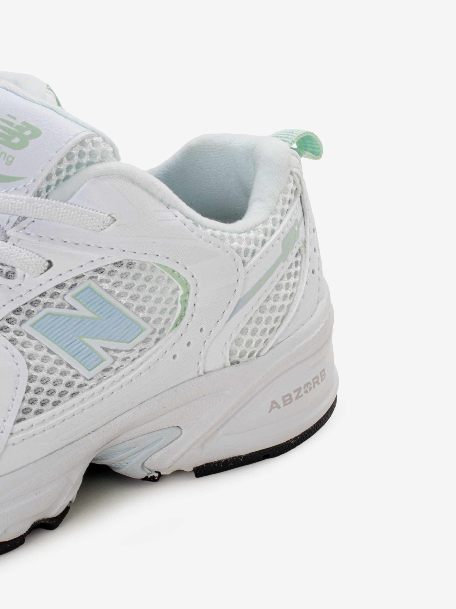 New Balance PZ530 V1 White and Blue Sneakers