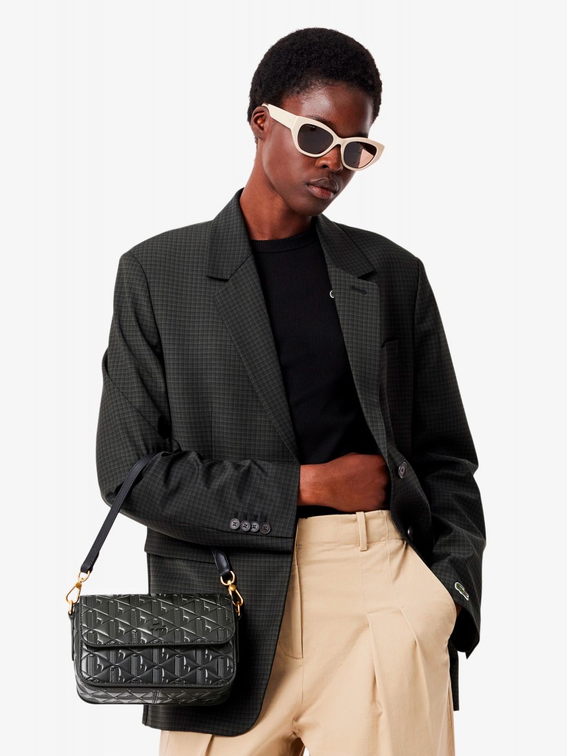 Mala Pequena Lacoste Messenger Pele Maheki