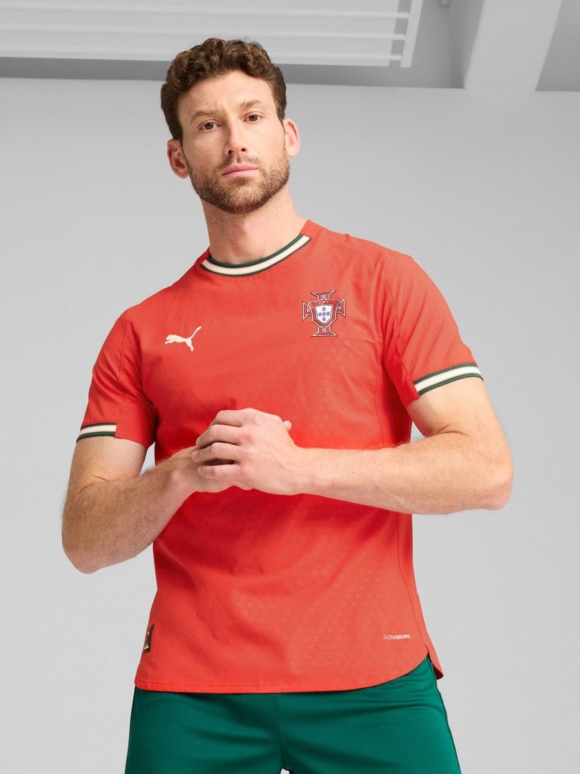 Camisola Puma Portugal Principal Autntica Vermelha 2025