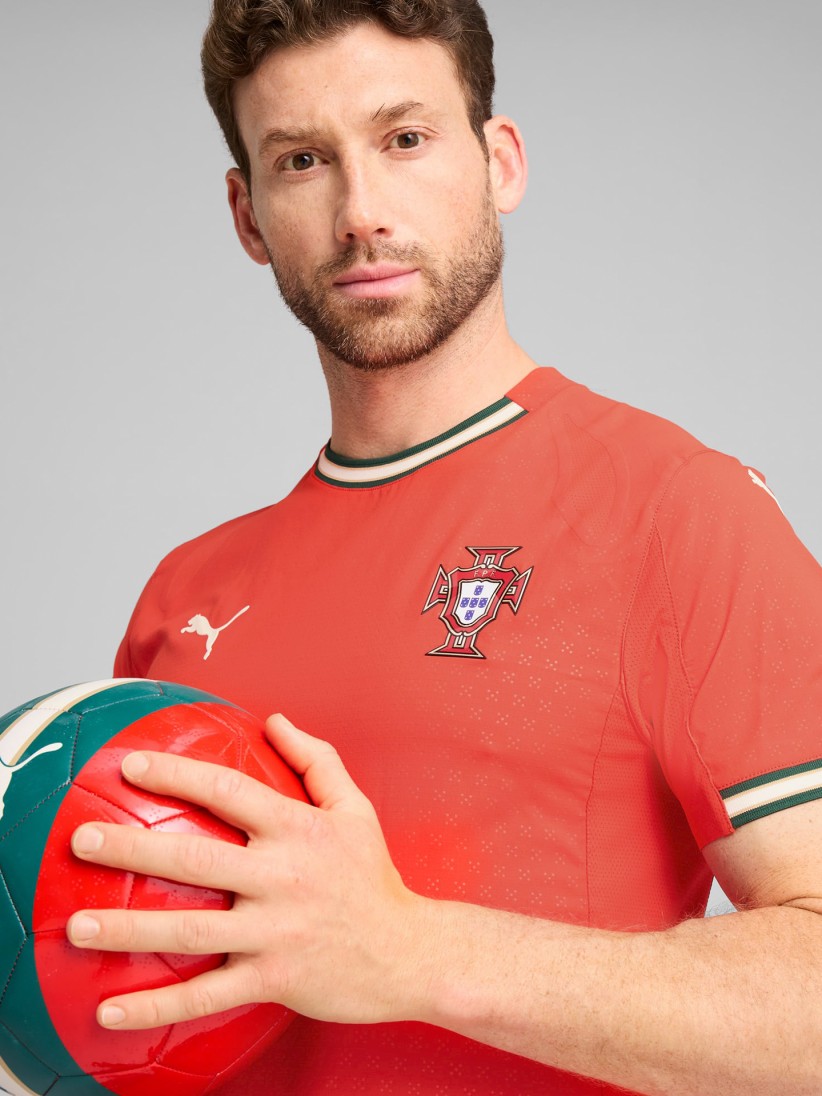Camisola Puma Portugal Principal Autntica Vermelha 2025