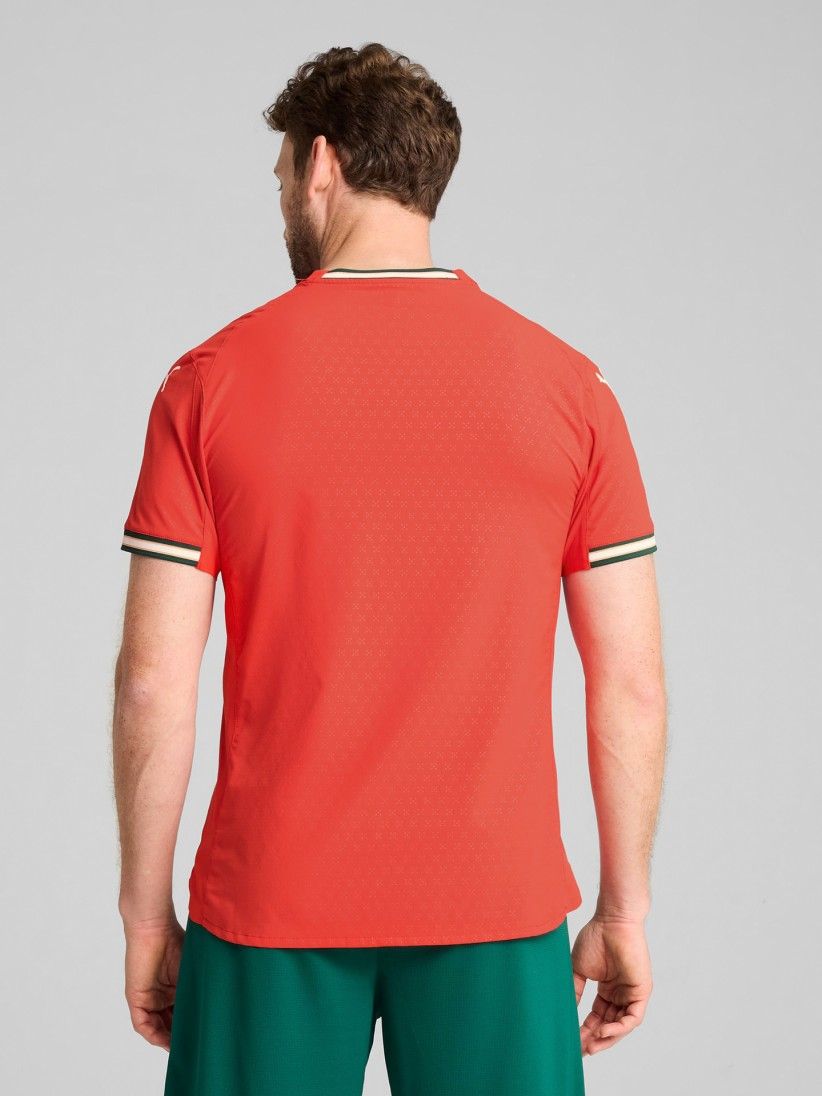 Camisola Puma Portugal Principal Autntica Vermelha 2025