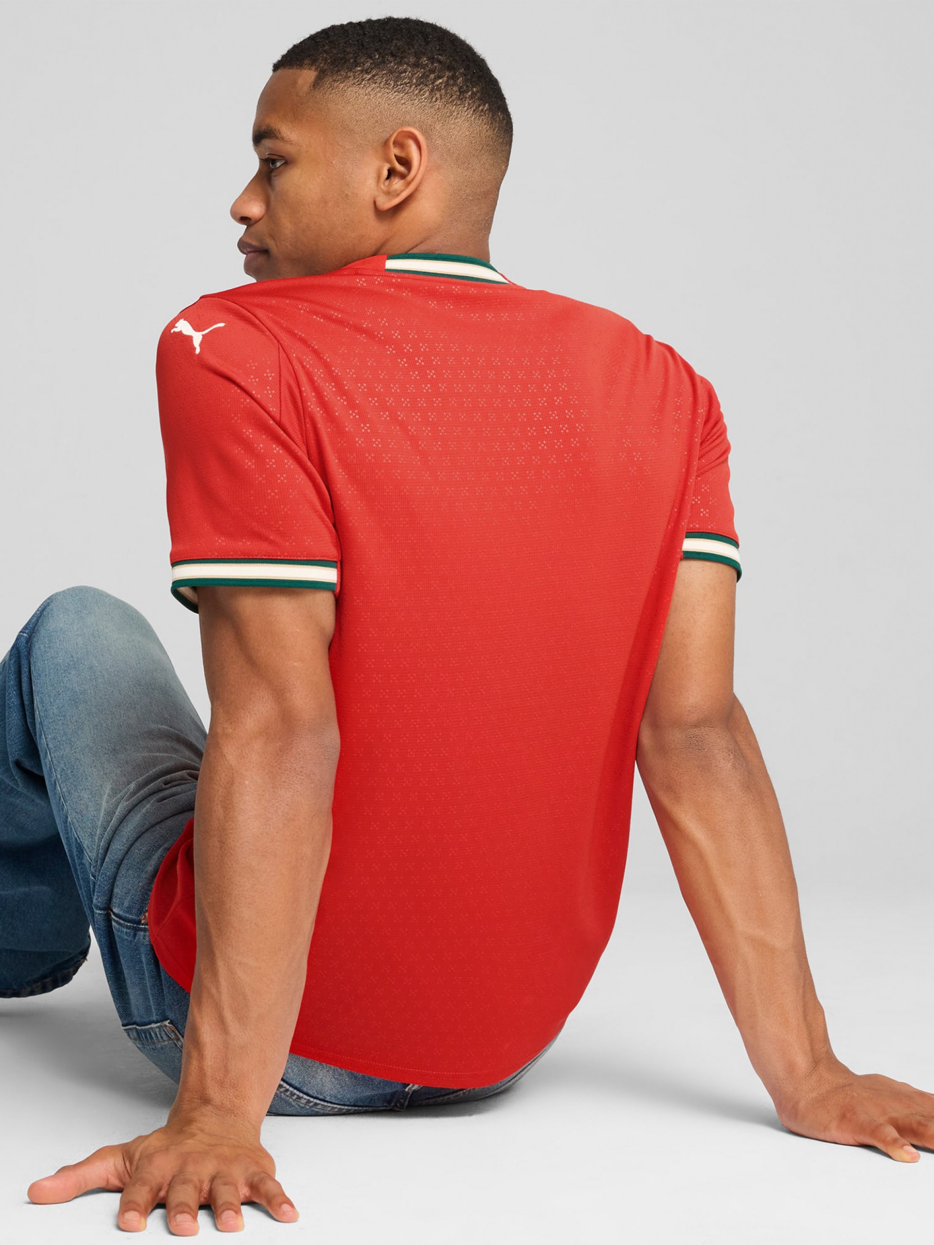 Camisola Puma Portugal Principal Vermelha 2025