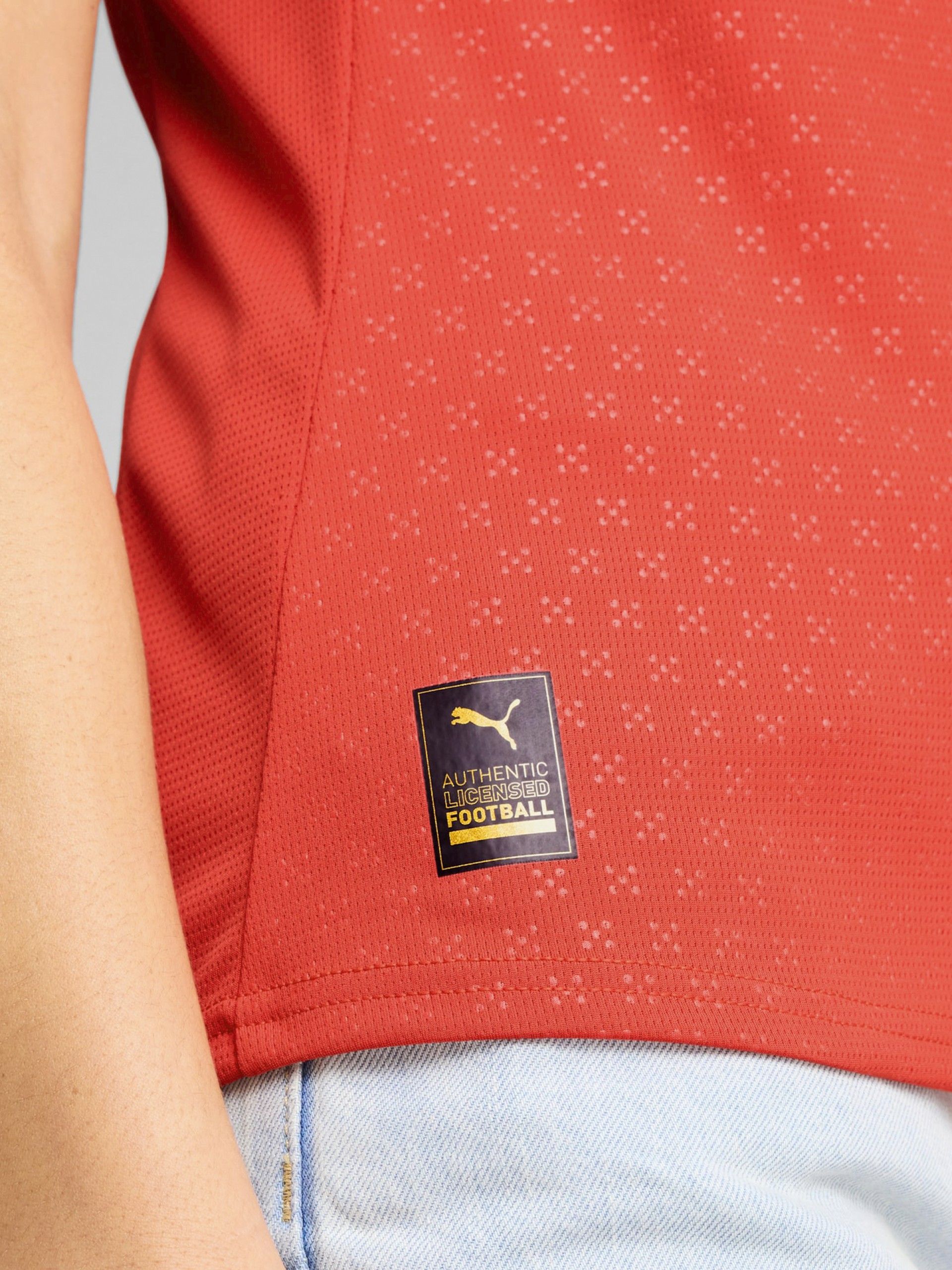 Camisola Puma Portugal Principal Vermelha W 2025