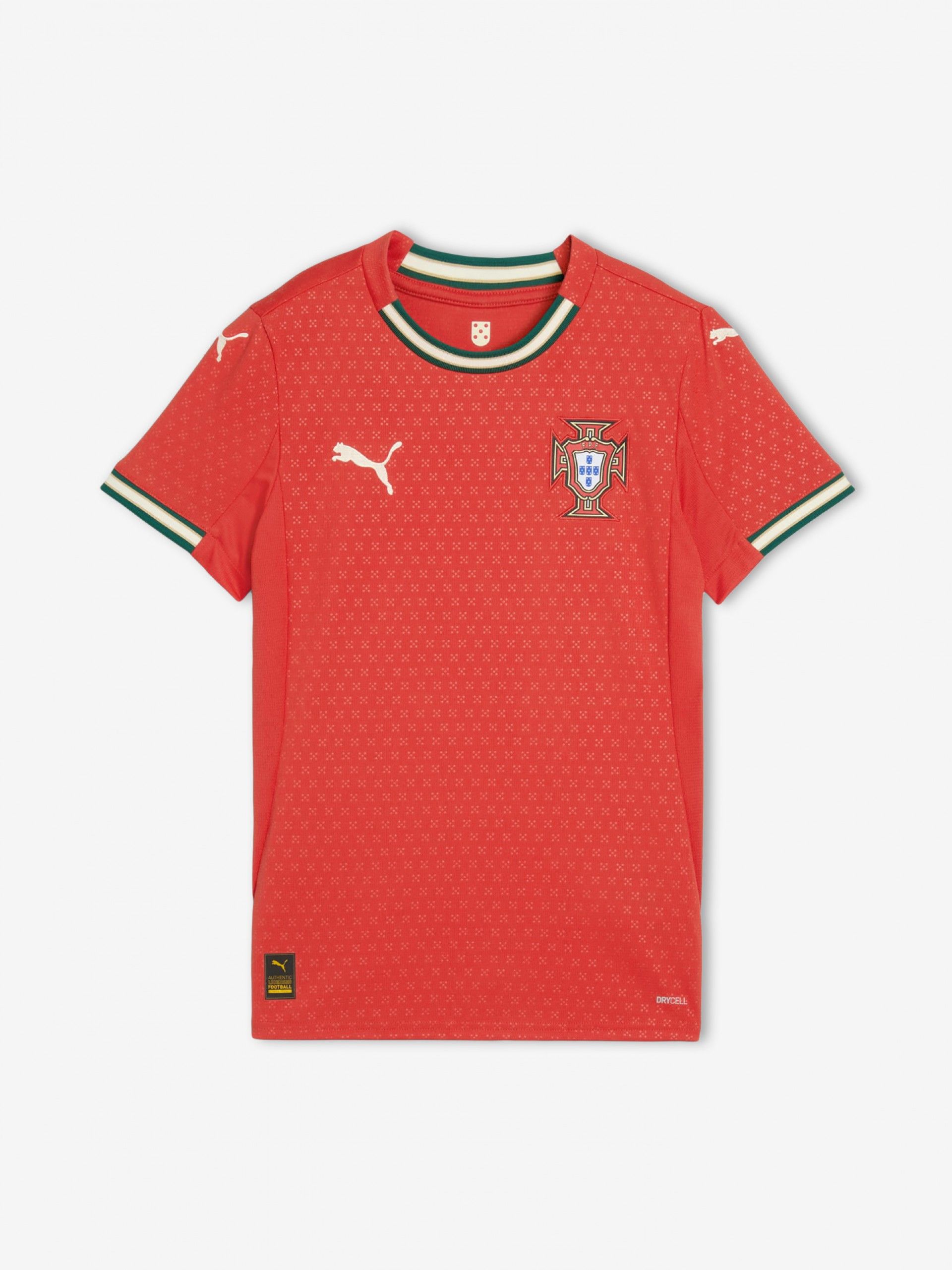 Camisola Puma Portugal Principal Vermelha W 2025