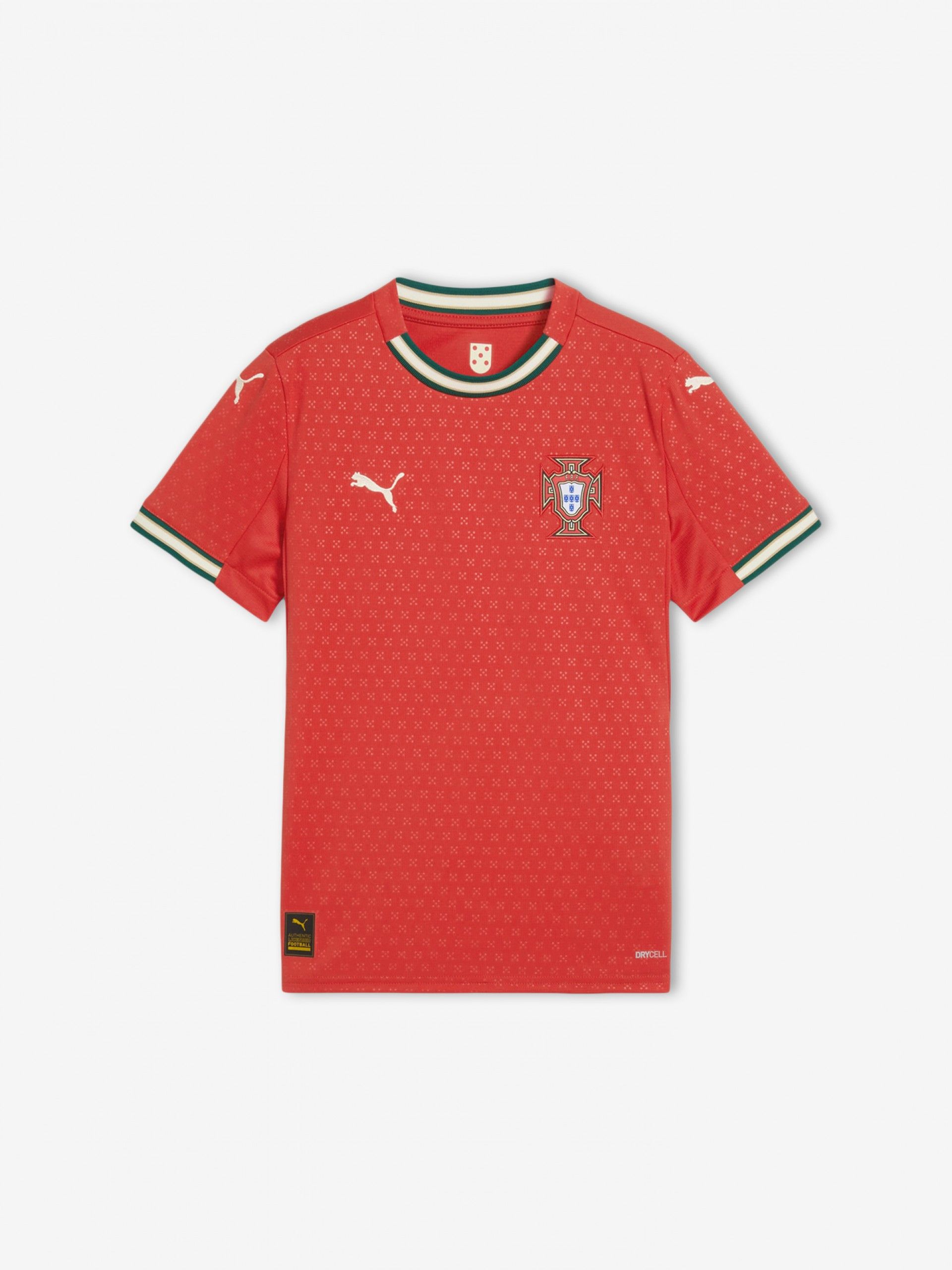Camisola Puma Portugal Principal Vermelha Jr 2025