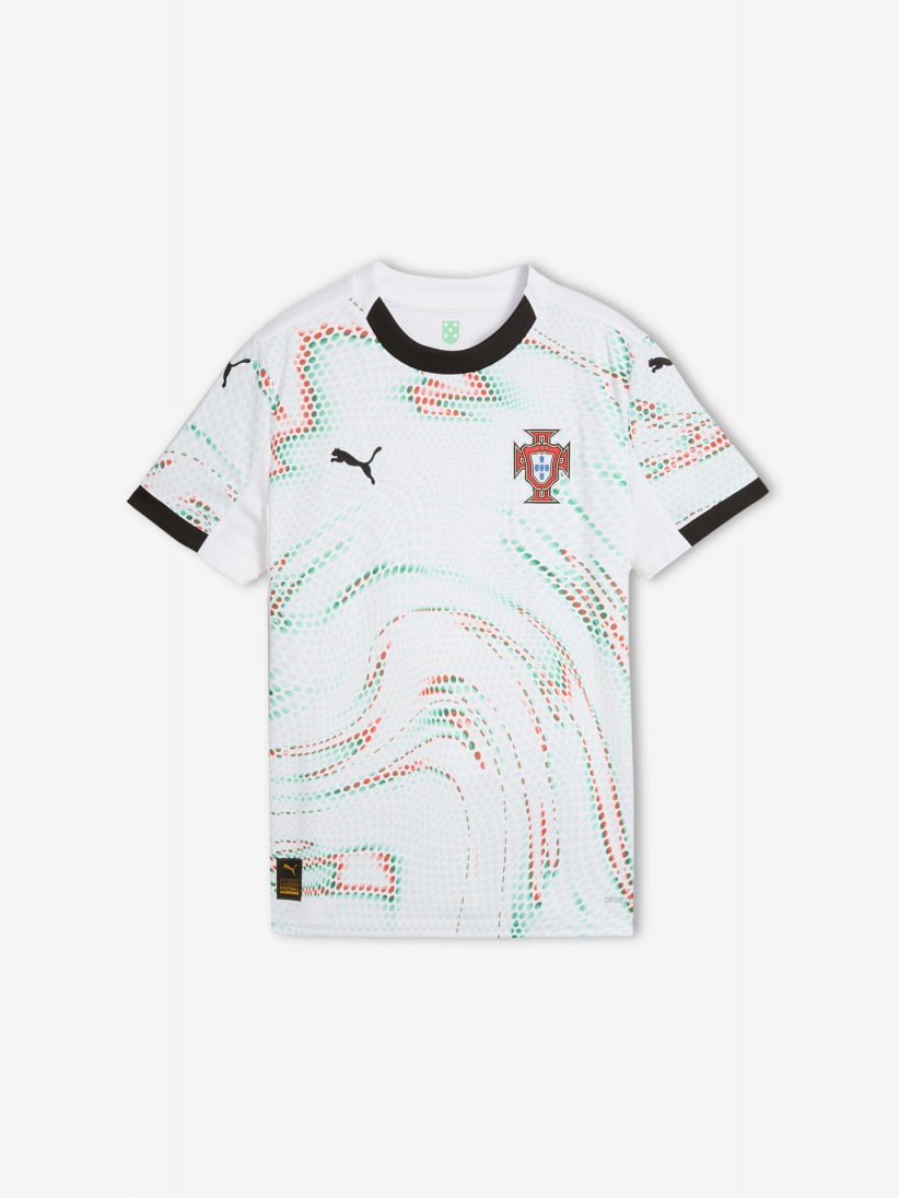 Camisola Puma Portugal Alternativa Branca Jr 2025