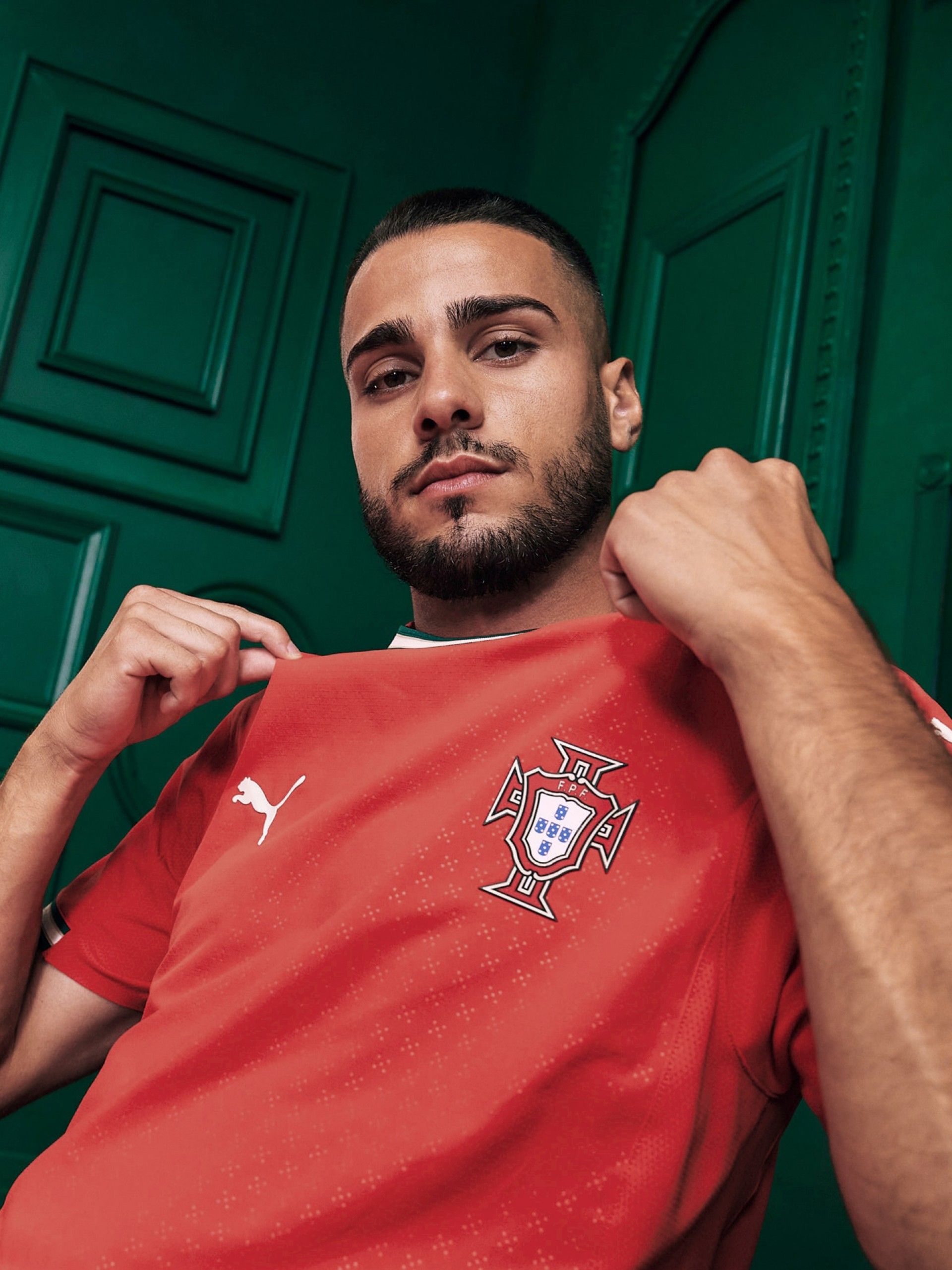 Camiseta Puma Portugal Equipación Principal Authentic Roja 2025