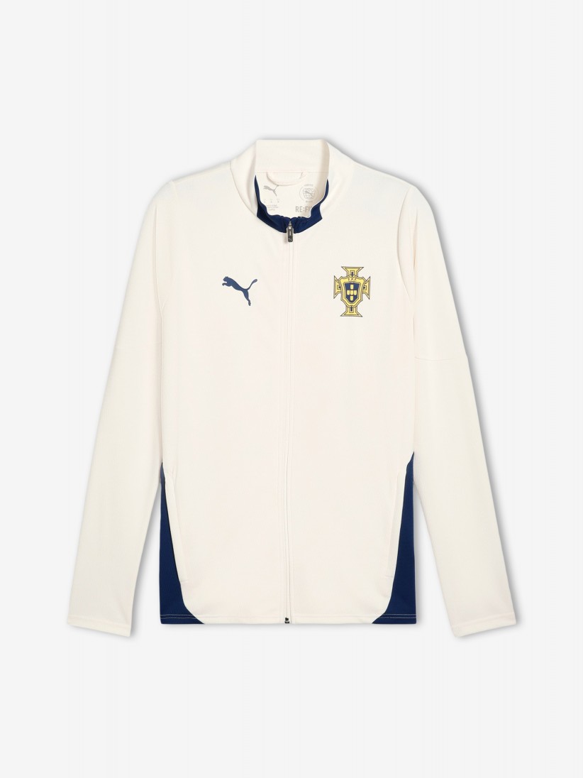 Casaco Puma Portugal Treino Bege 2025