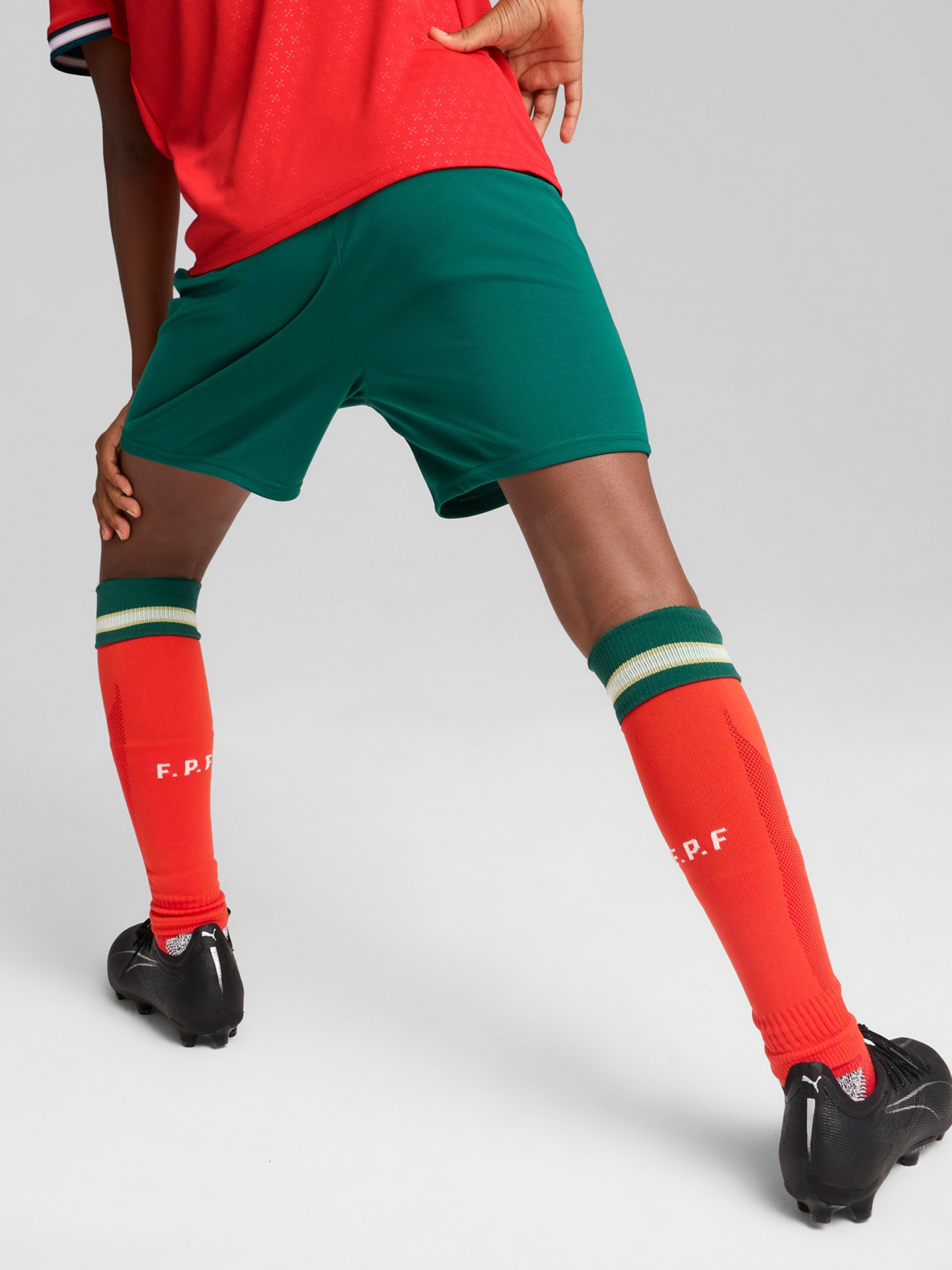 Puma Portugal Home Green Jr 2025 Shorts