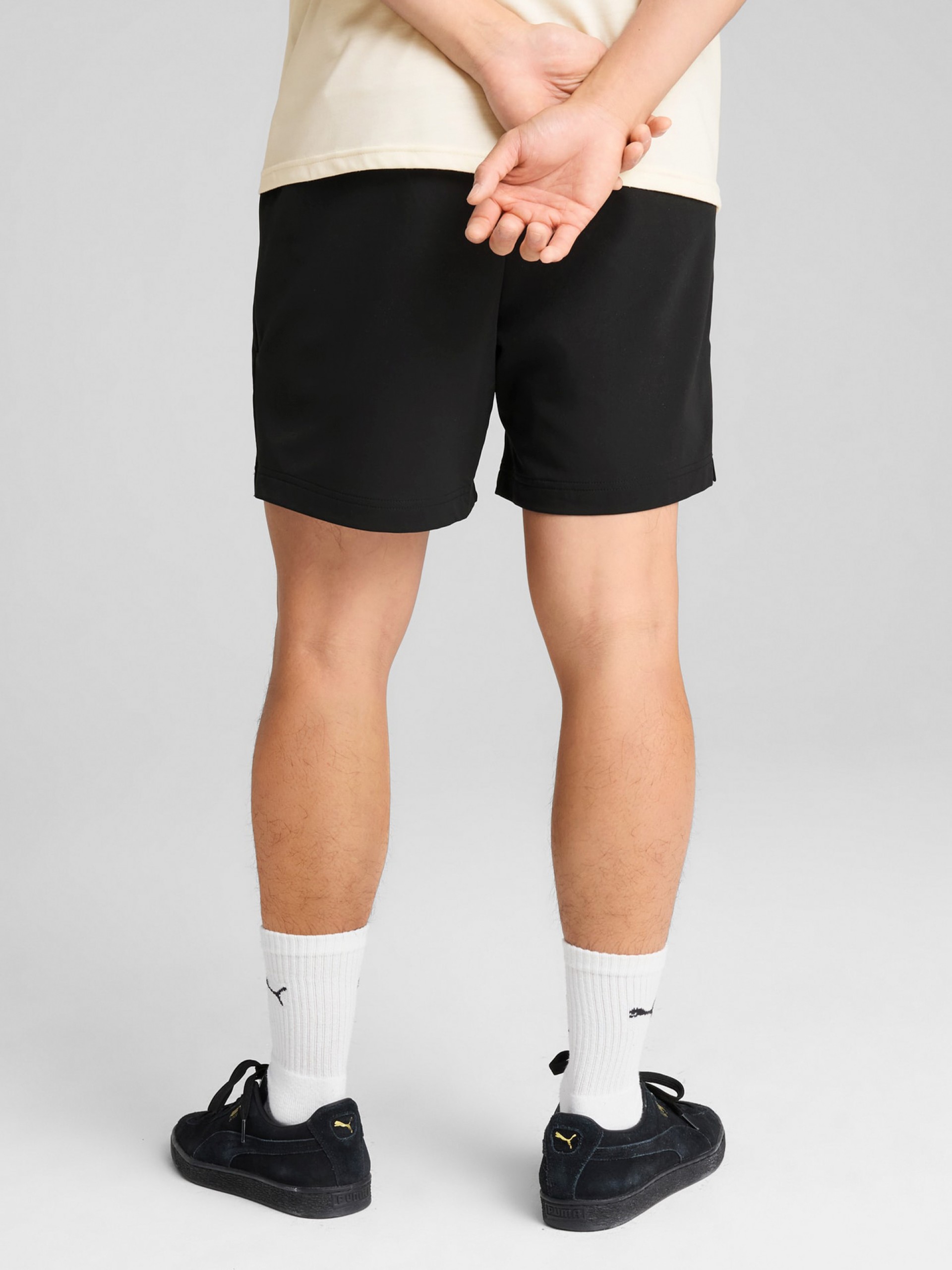 Calções Puma Portugal Aquecimento Tech Pretos 2025