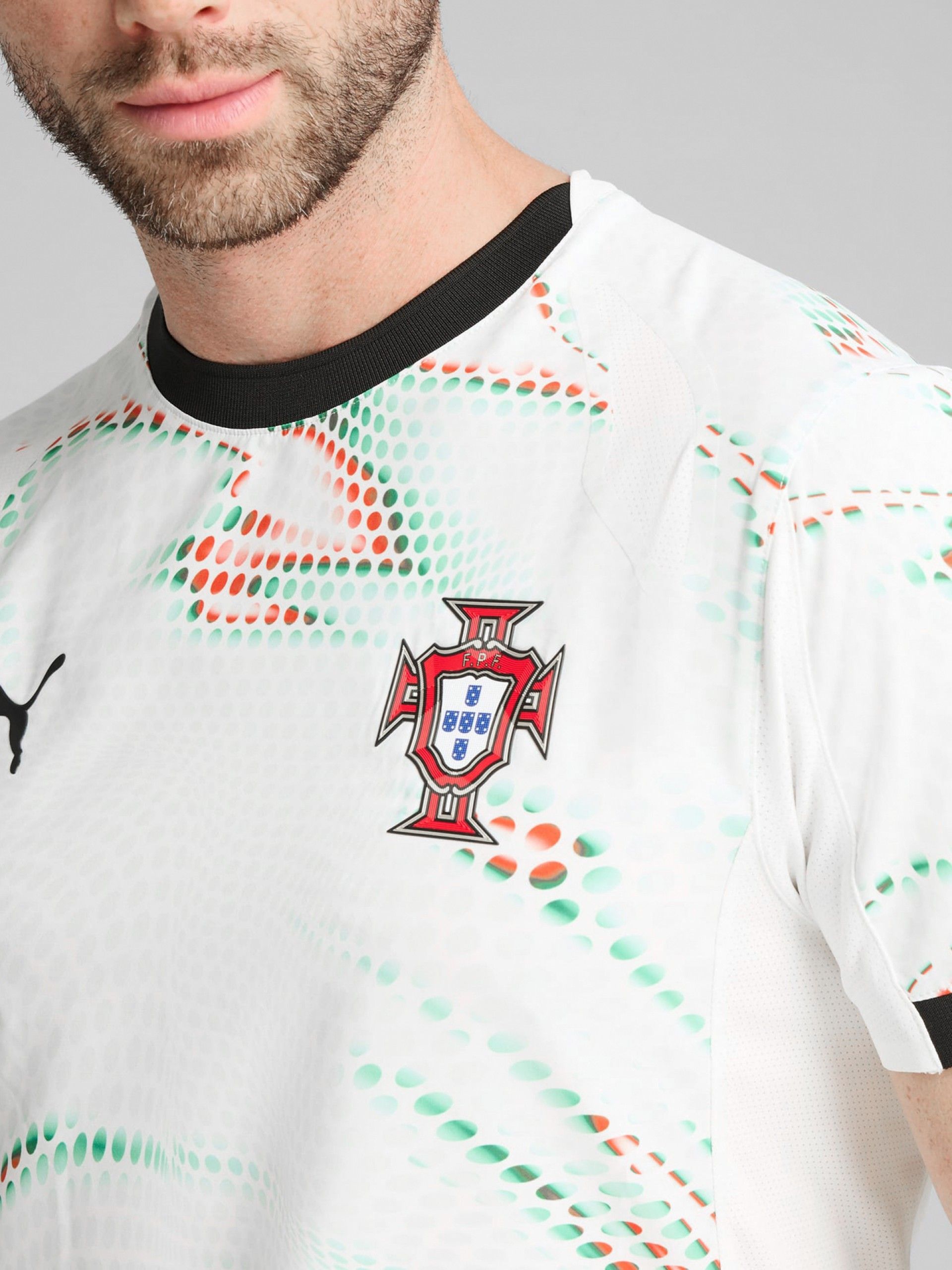 Camisola Puma Portugal Alternativa Autêntica Branca 2025