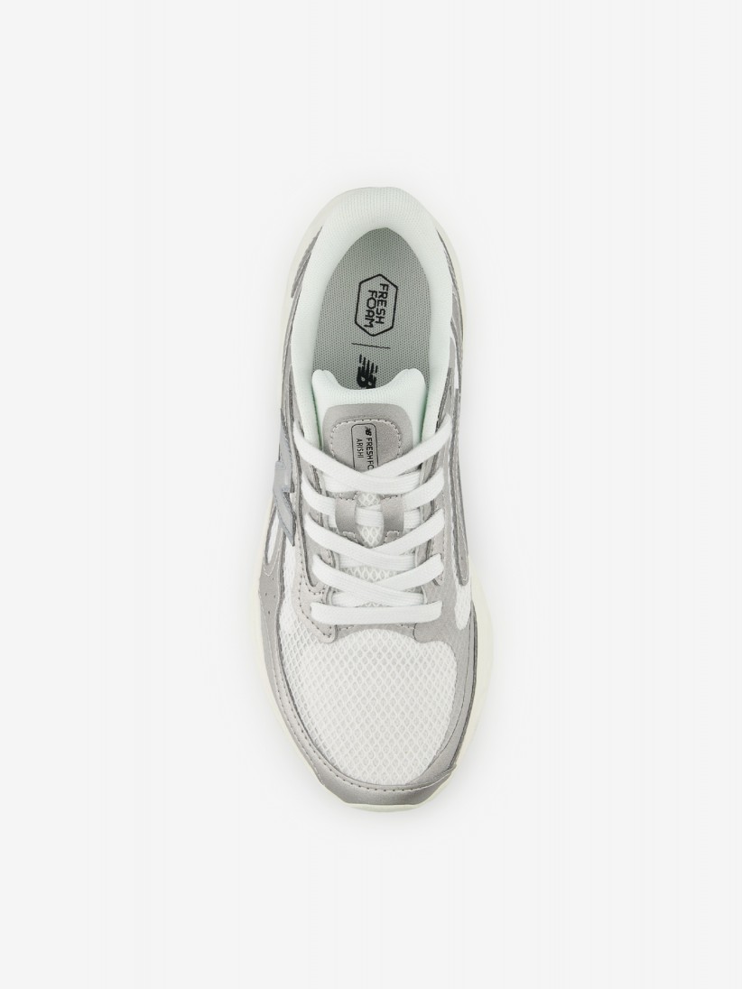 Sapatilhas New Balance Fresh Foam Arishi v4 TIRALUX Prateadas Para Mulher
