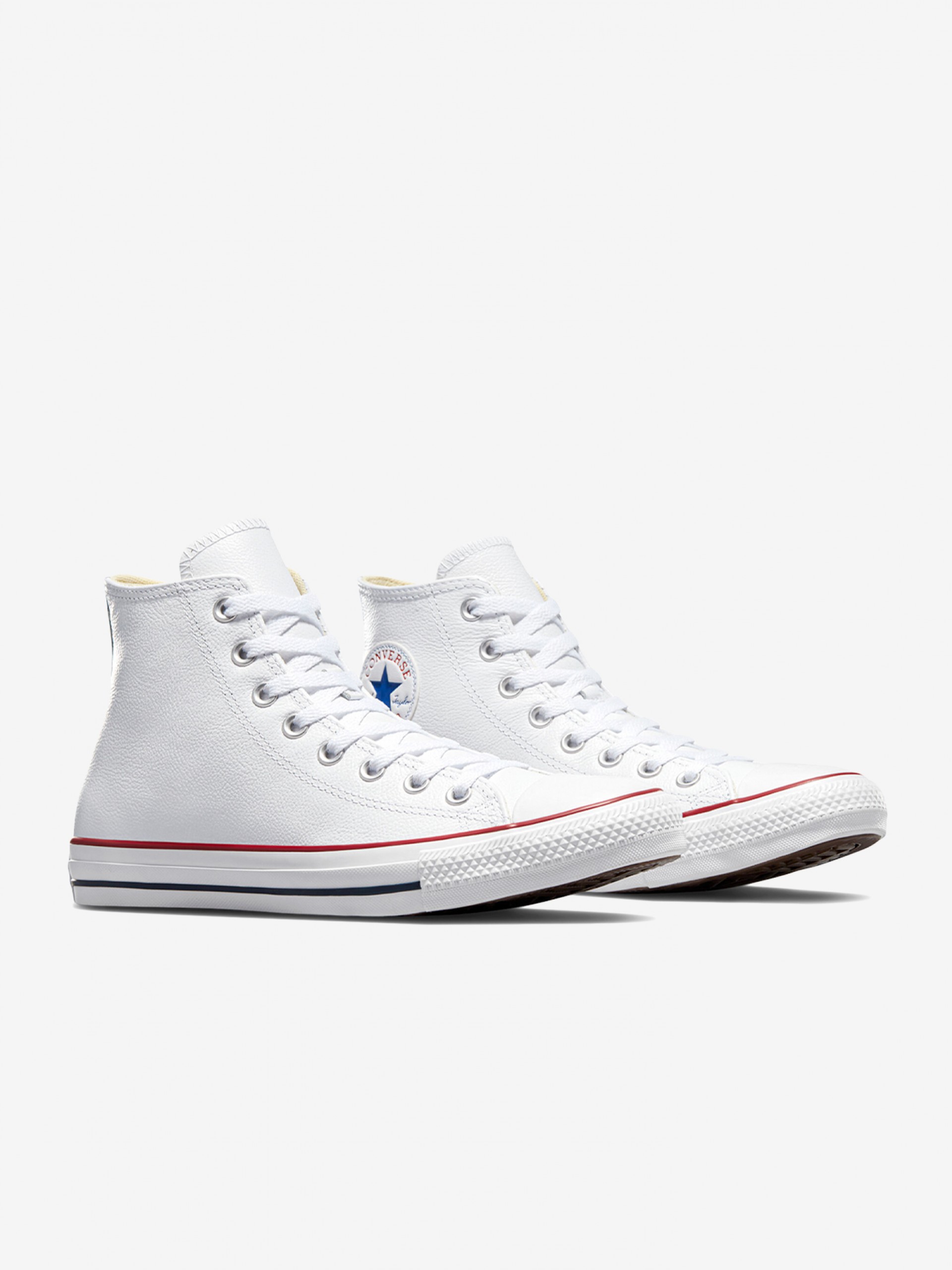 Sapatilhas Converse Chuck Taylor All Star High Leather Brancas